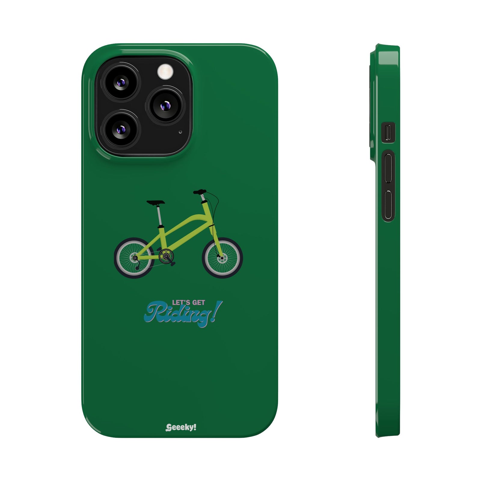 Riding in Racing Green – Slim iPhone Case