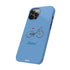 Riding in Blue – Slim iPhone Case