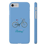 Riding in Blue – Slim iPhone Case