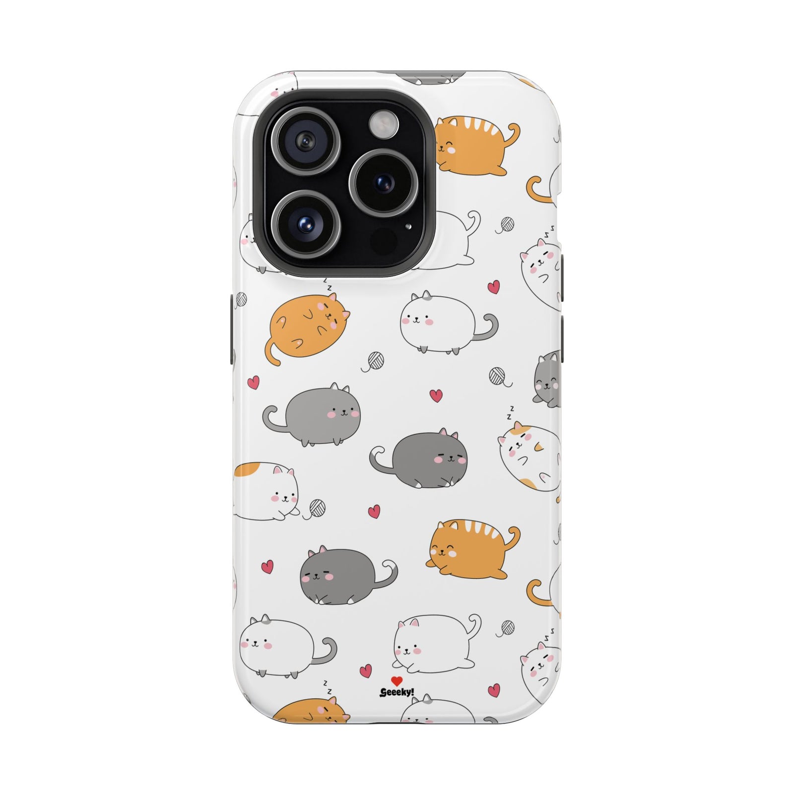 Chubby Cat Cuddle – Magnetic Tough iPhone Case