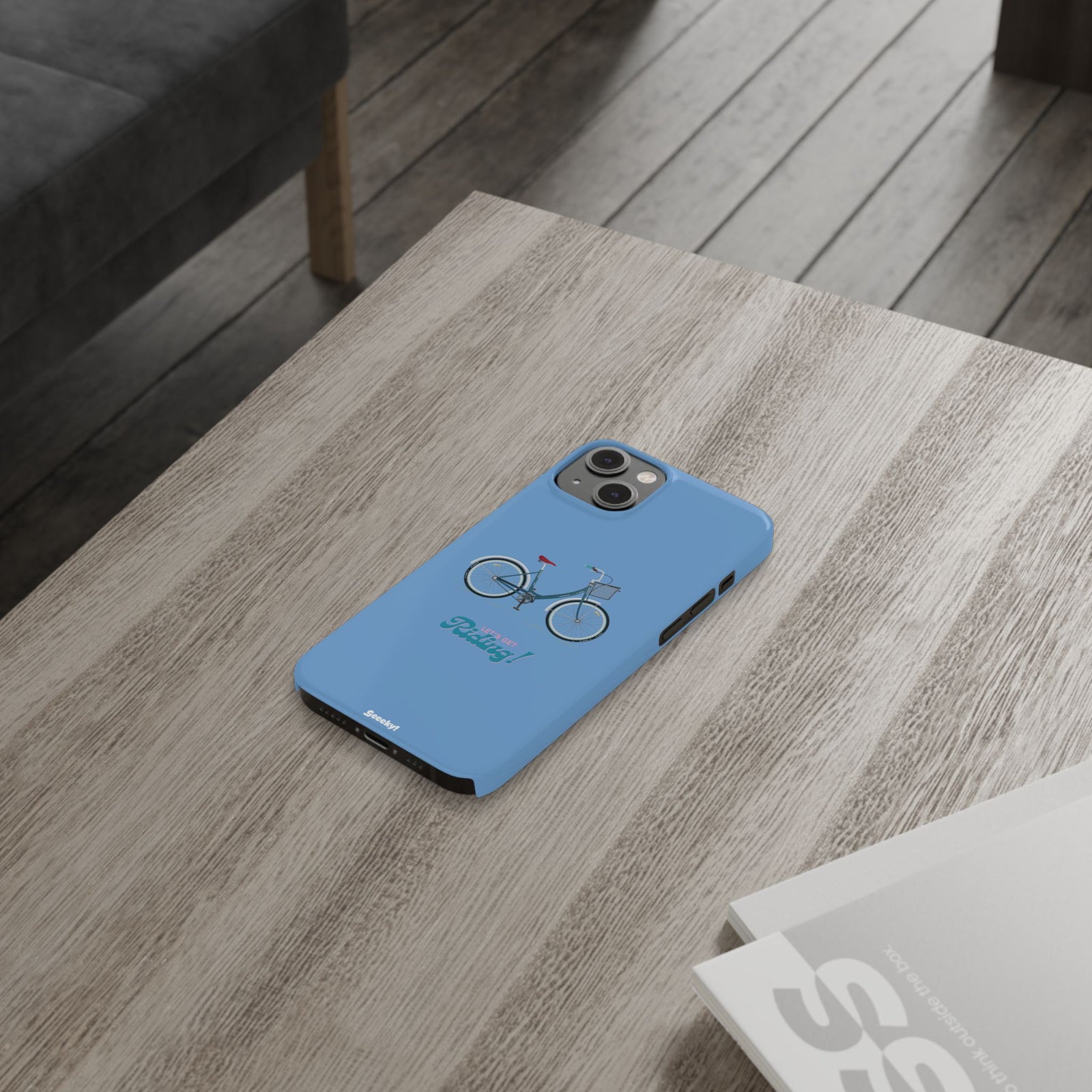 Riding in Blue – Slim iPhone Case