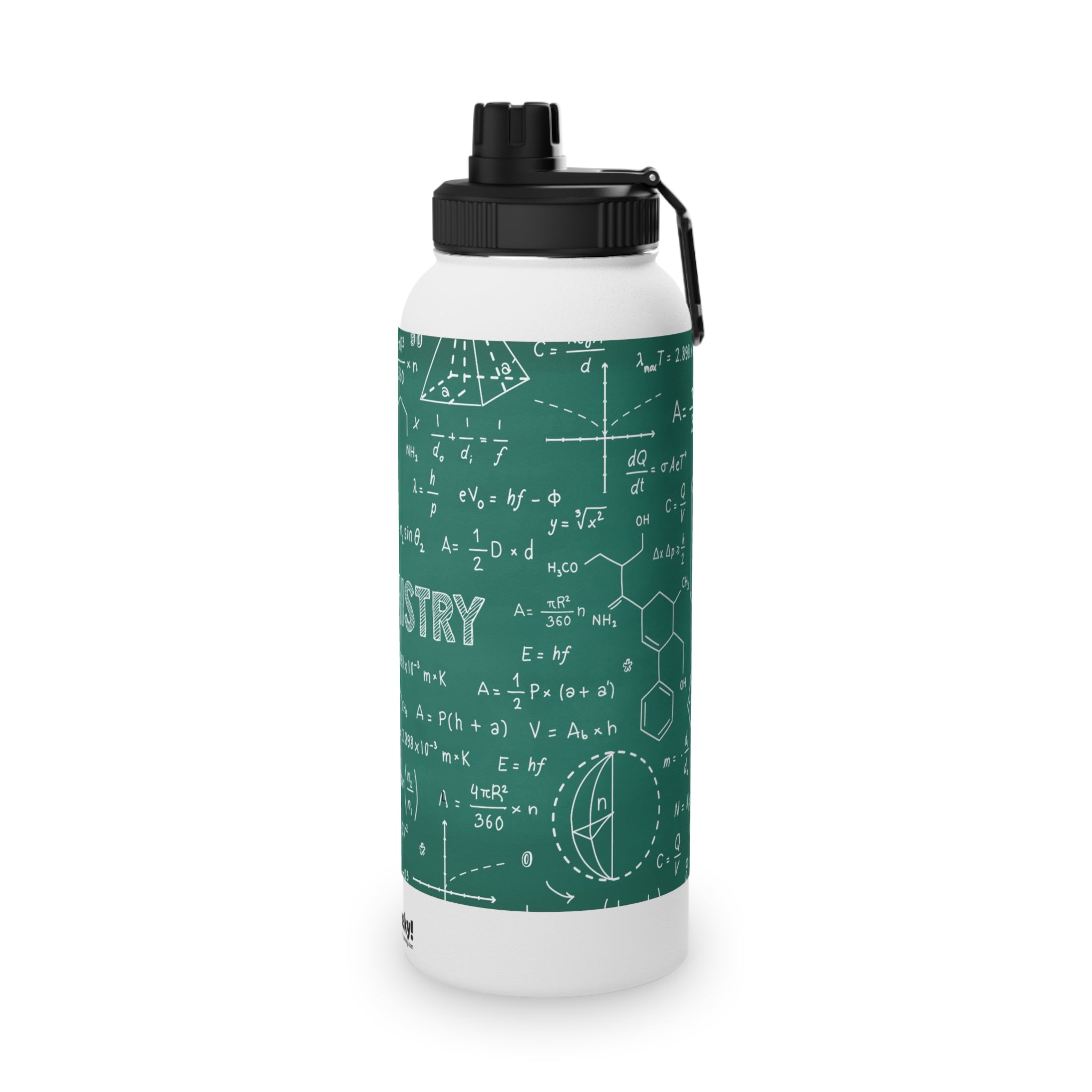 Learning Chemistry – Stainless Steel Water Bottle (32oz)