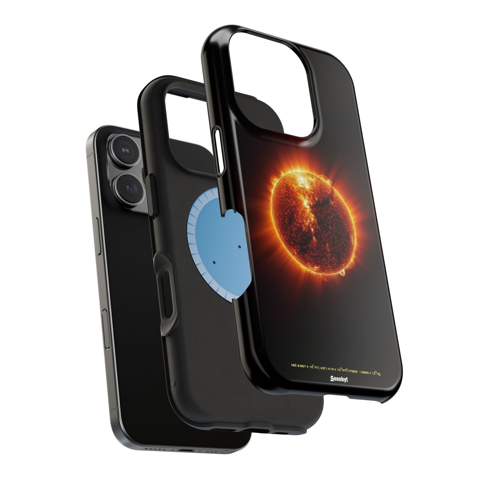 Red Solar Flare – Magnetic Tough iPhone Case