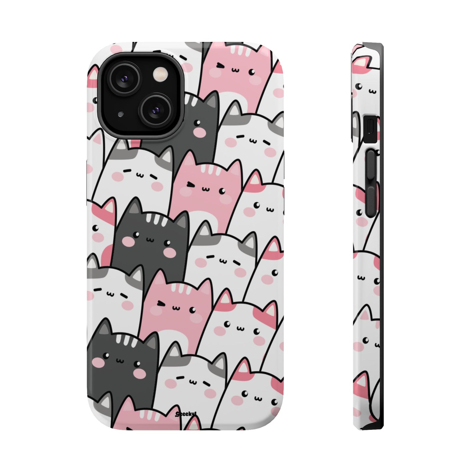 Chubby Cat Mega Cuddle – Magnetic Tough iPhone Case