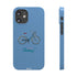 Riding in Blue – Slim iPhone Case