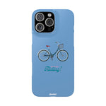 Riding in Blue – Slim iPhone Case