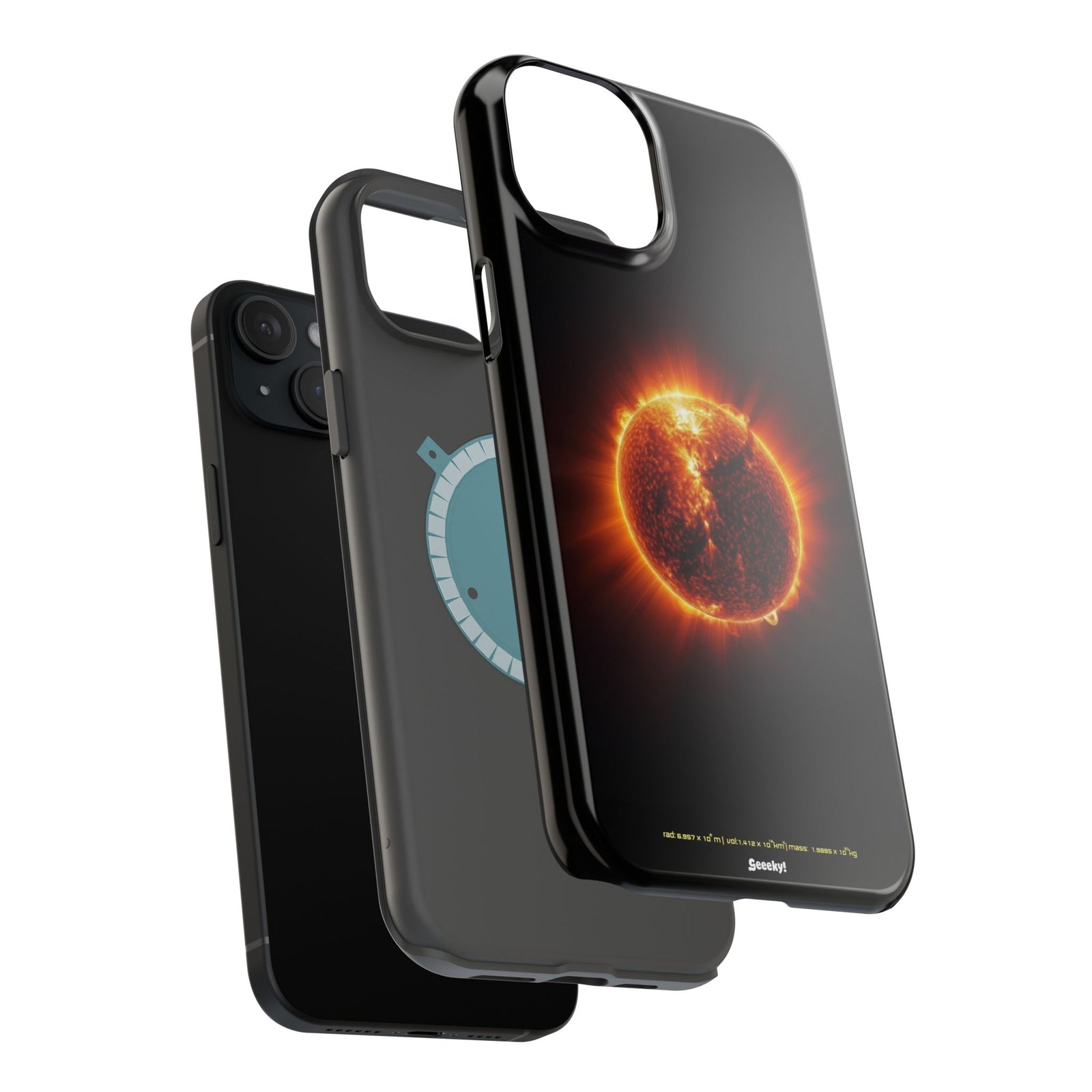 Red Solar Flare – Magnetic Tough iPhone Case