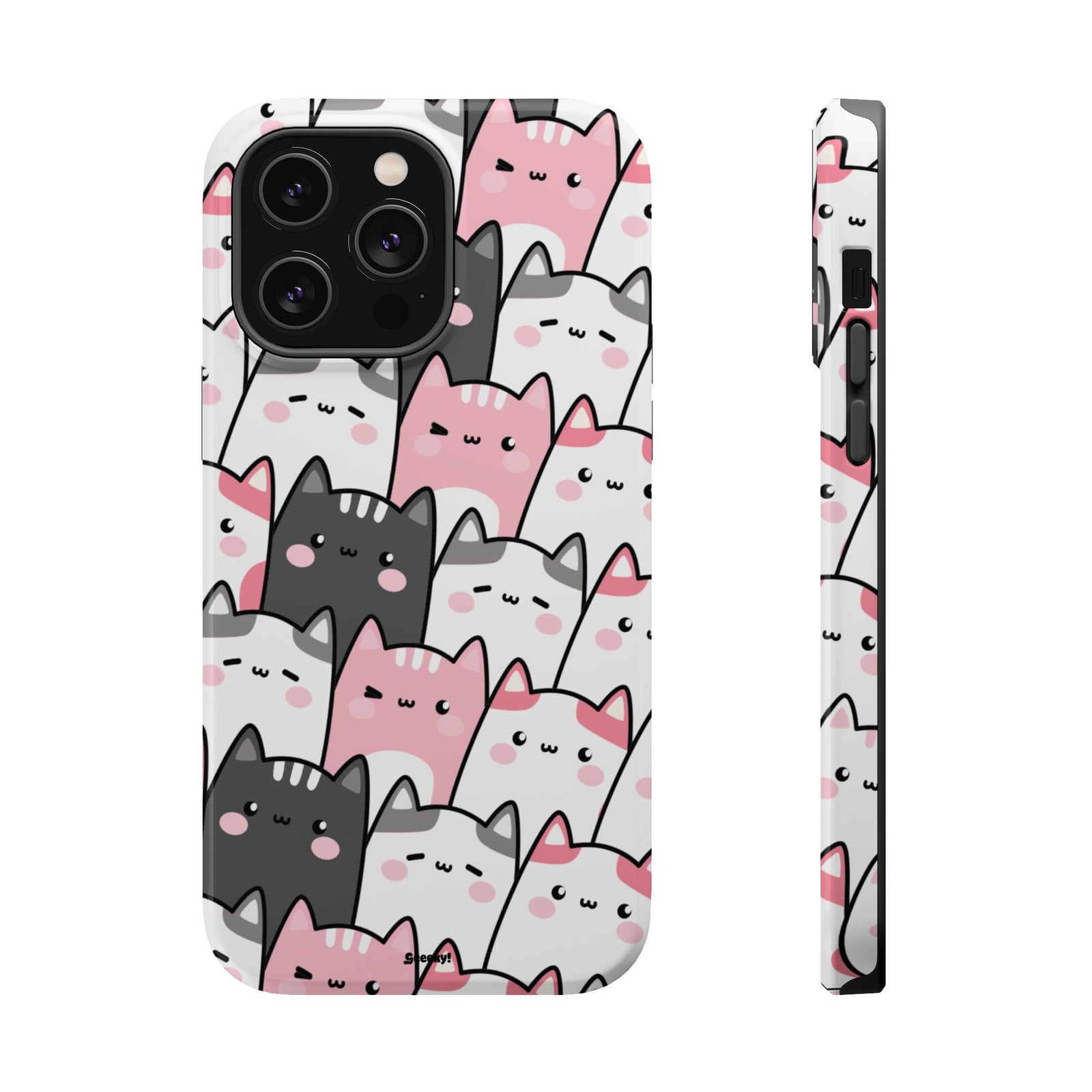 Chubby Cat Mega Cuddle – Magnetic Tough iPhone Case