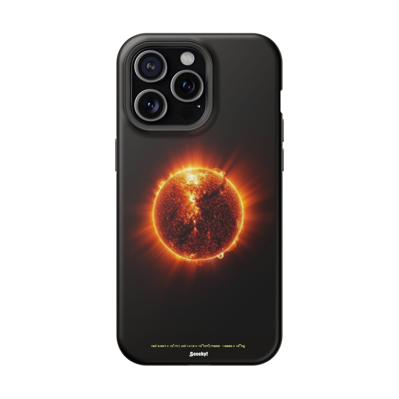 Red Solar Flare – Magnetic Tough iPhone Case