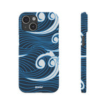 Ocean Waves – Slim Japanese Art Phone Case