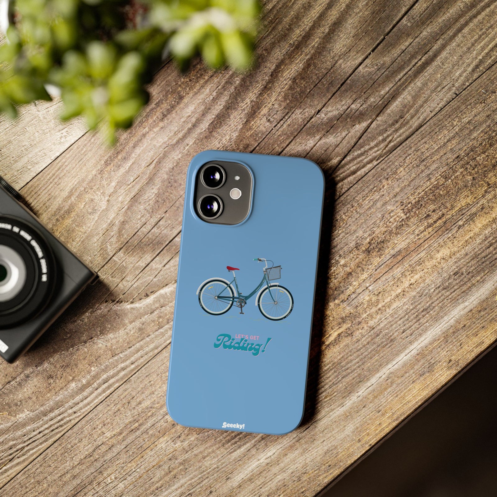 Riding in Blue – Slim iPhone Case