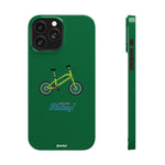 Riding in Racing Green – Slim iPhone Case