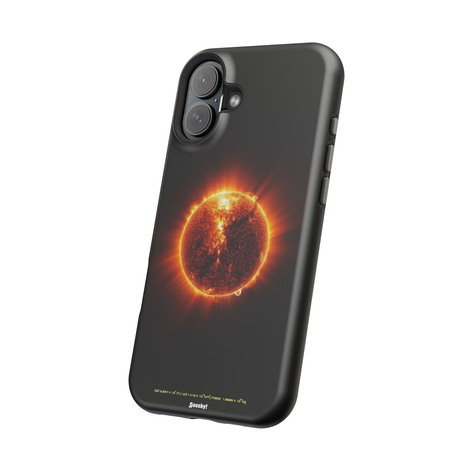 Red Solar Flare – Magnetic Tough iPhone Case