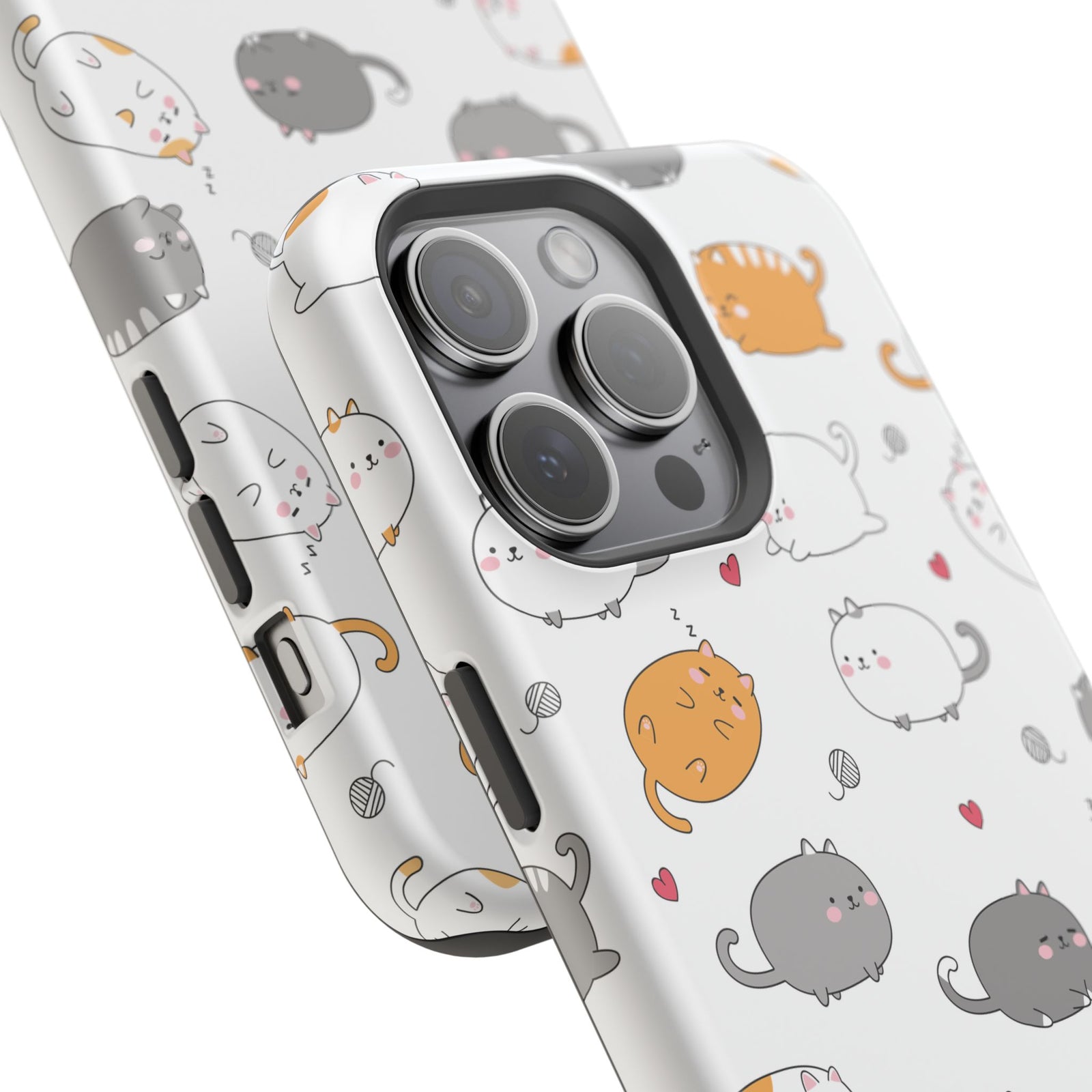 Chubby Cat Cuddle – Magnetic Tough iPhone Case