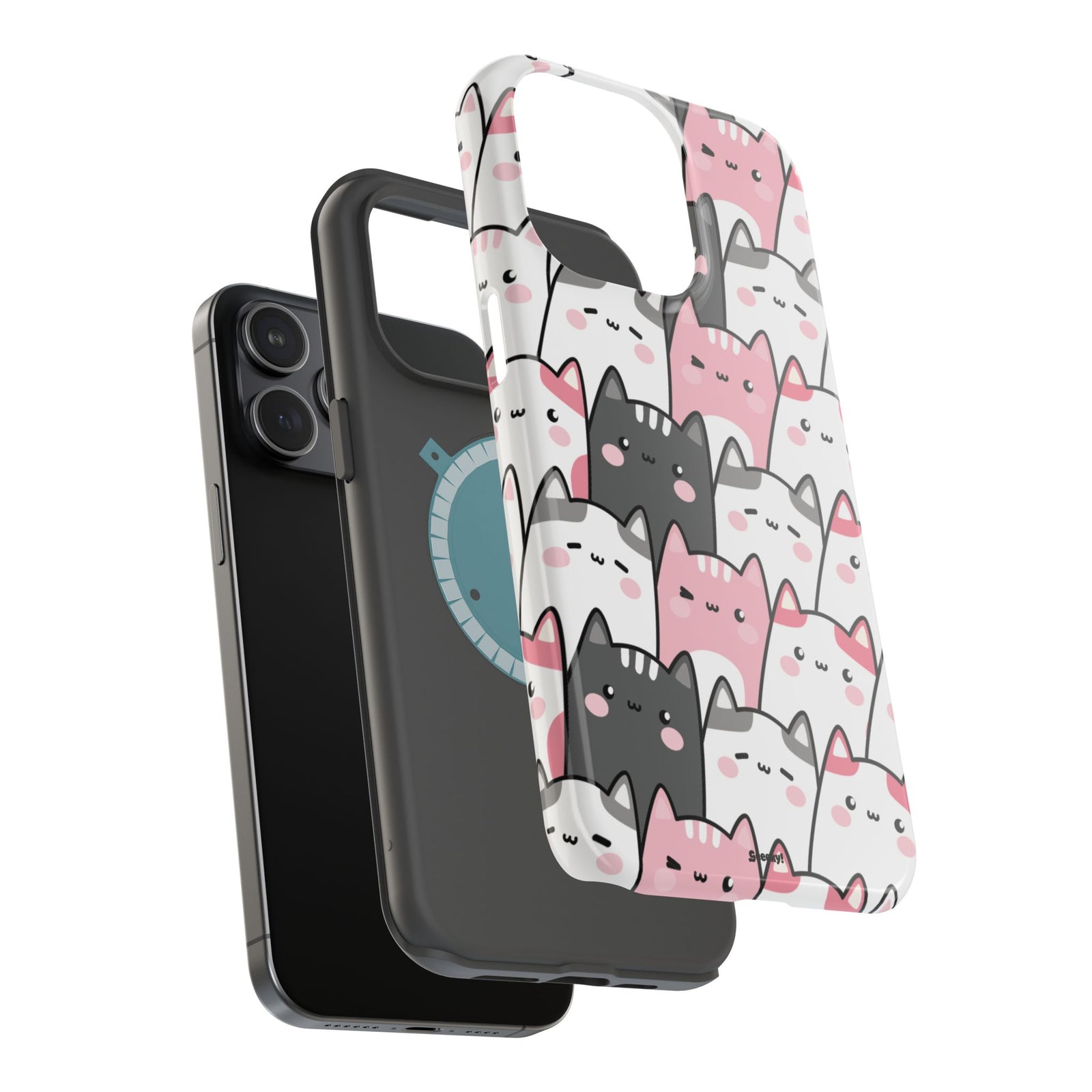 Chubby Cat Mega Cuddle – Magnetic Tough iPhone Case