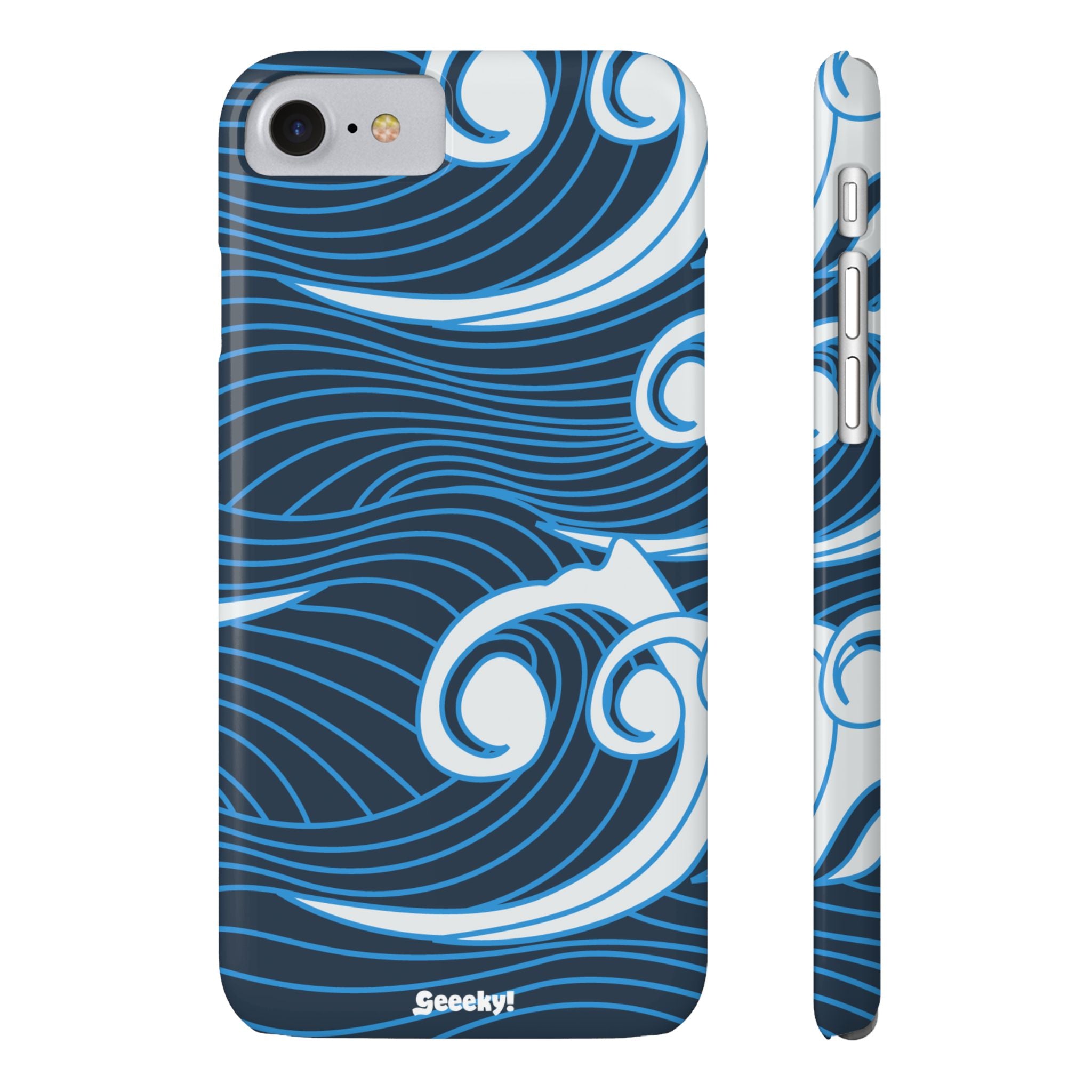 Ocean Waves – Slim Japanese Art Phone Case