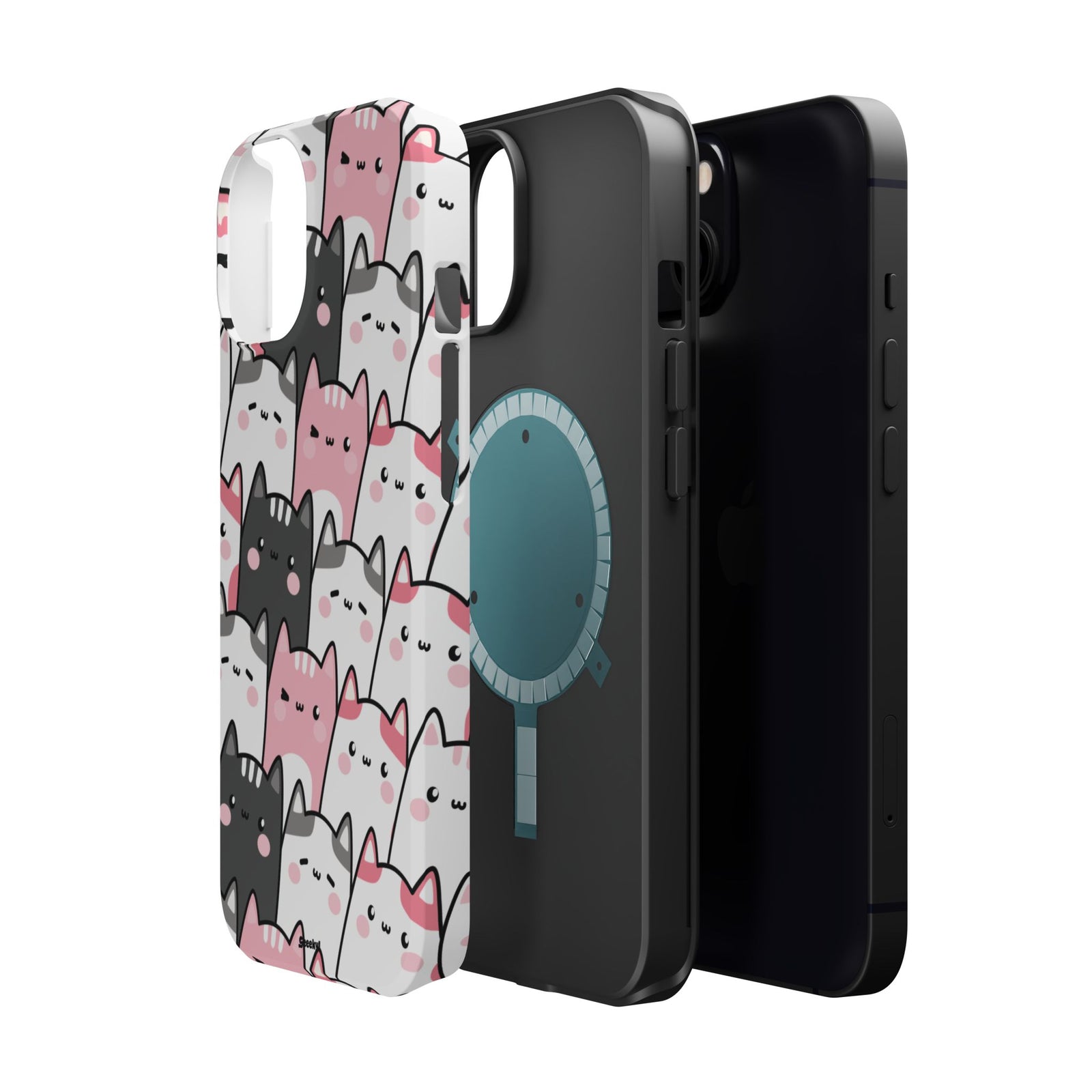 Chubby Cat Mega Cuddle – Magnetic Tough iPhone Case