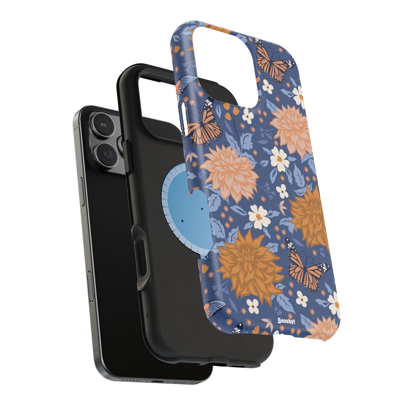 Floral Bliss – Magnetic Tough iPhone Case