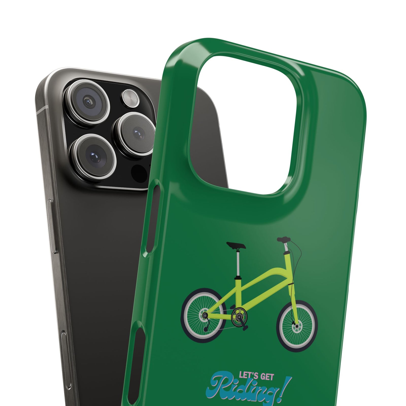 Riding in Racing Green – Slim iPhone Case