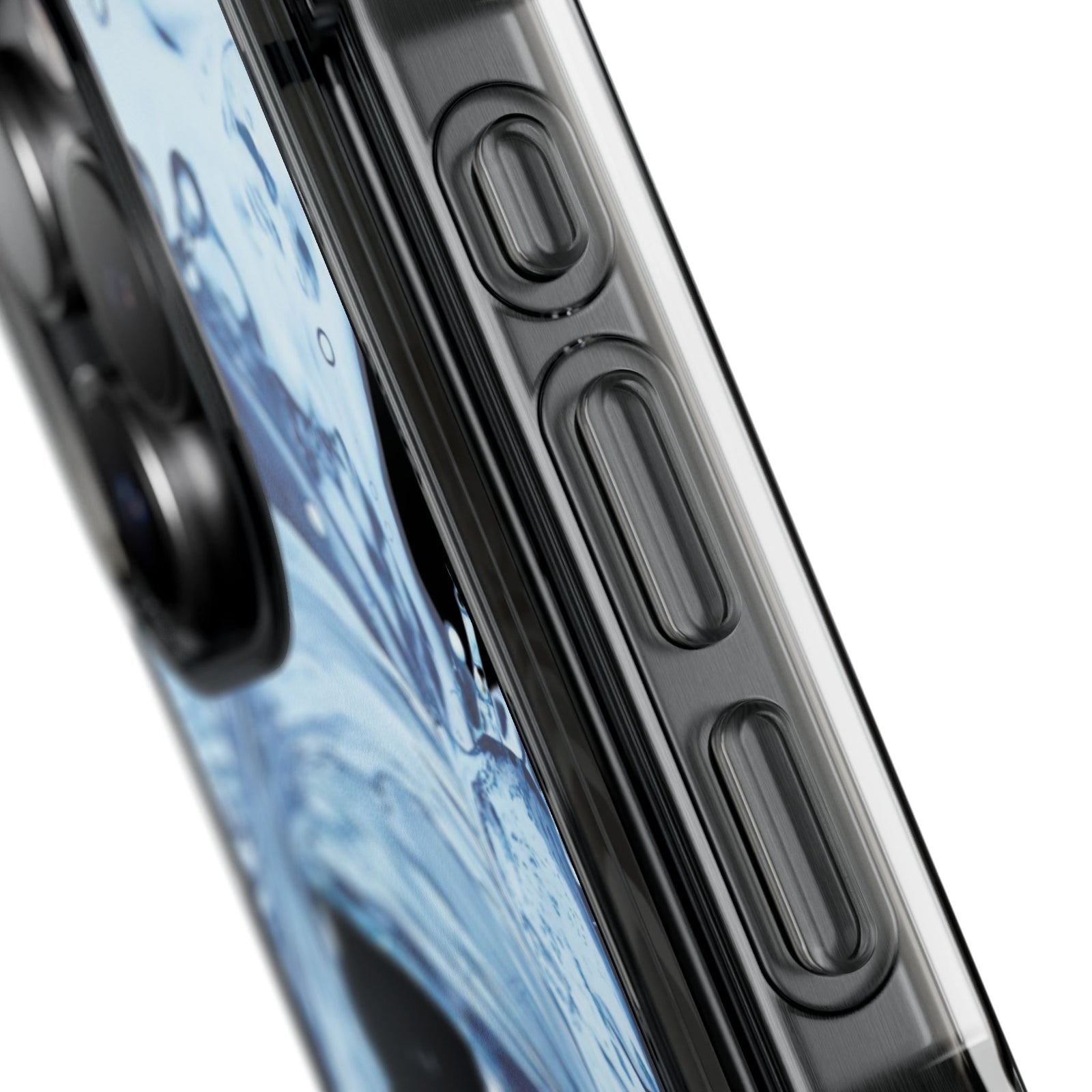 Aqua Surge - Magnetic Clear iPhone Case