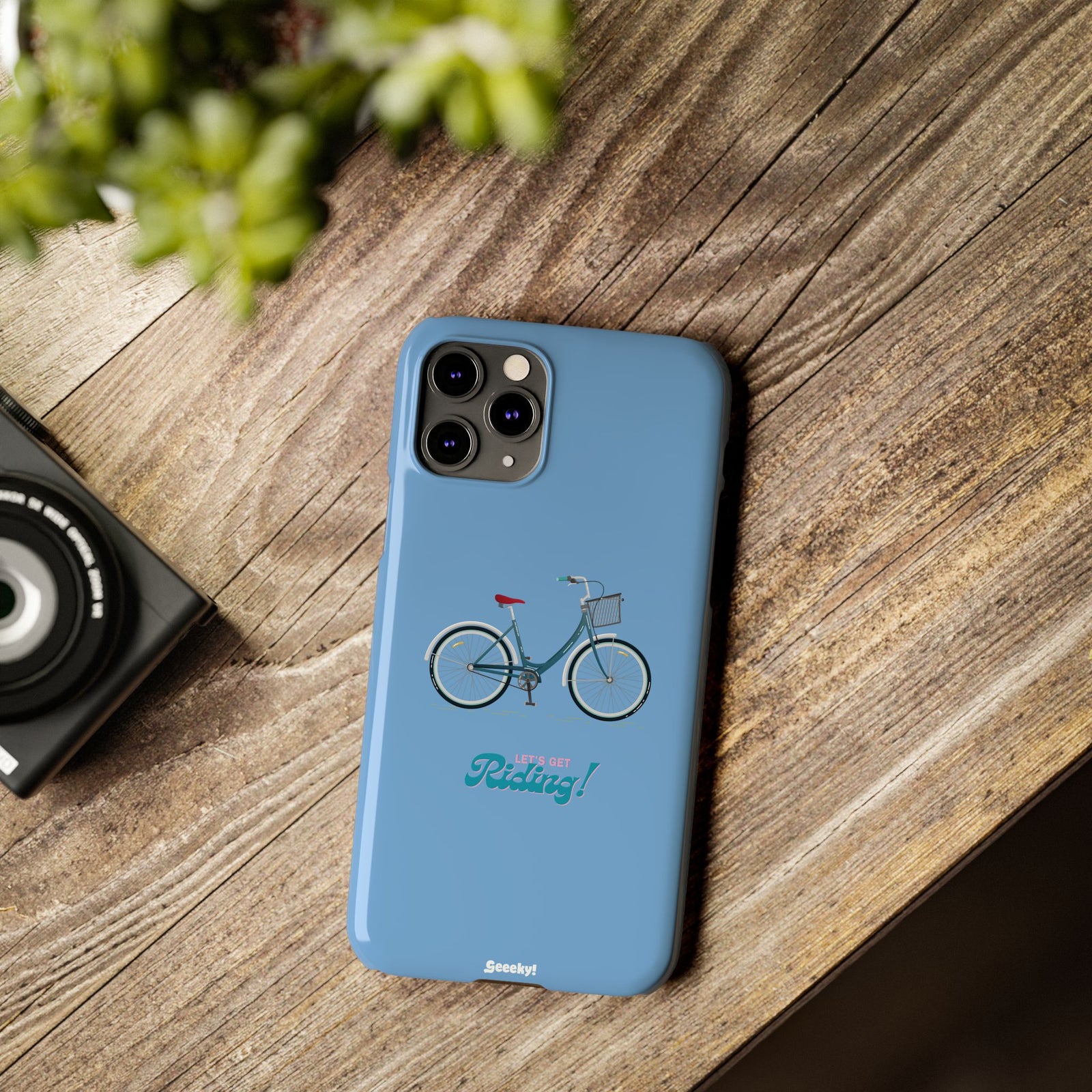 Riding in Blue – Slim iPhone Case