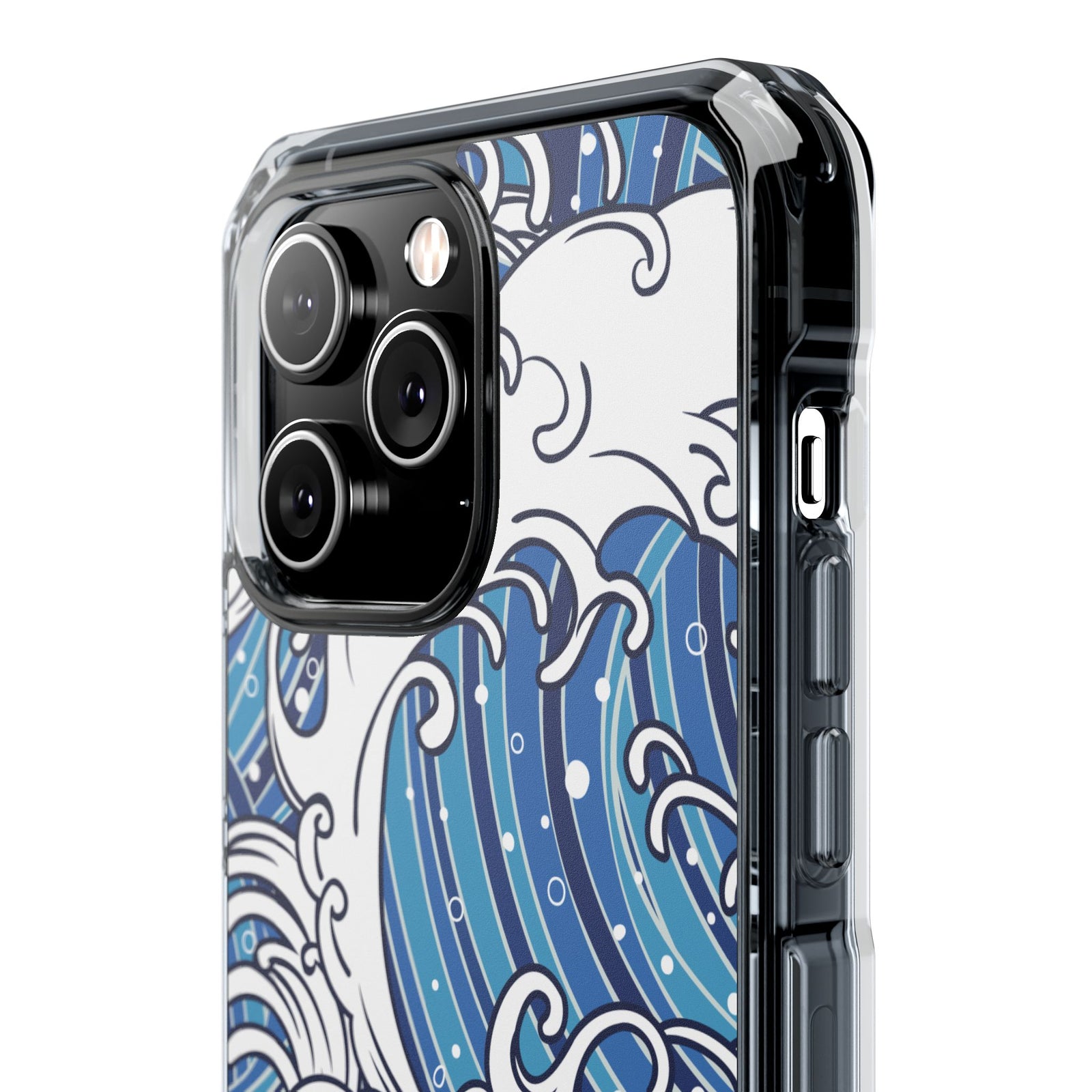 Umi-Nami – Japanese Wave - Magnetic Clear iPhone Case