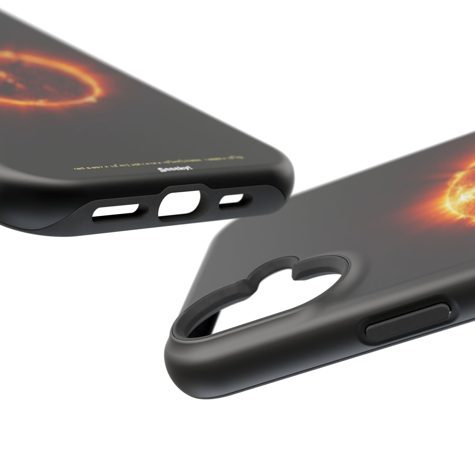 Red Solar Flare – Magnetic Tough iPhone Case