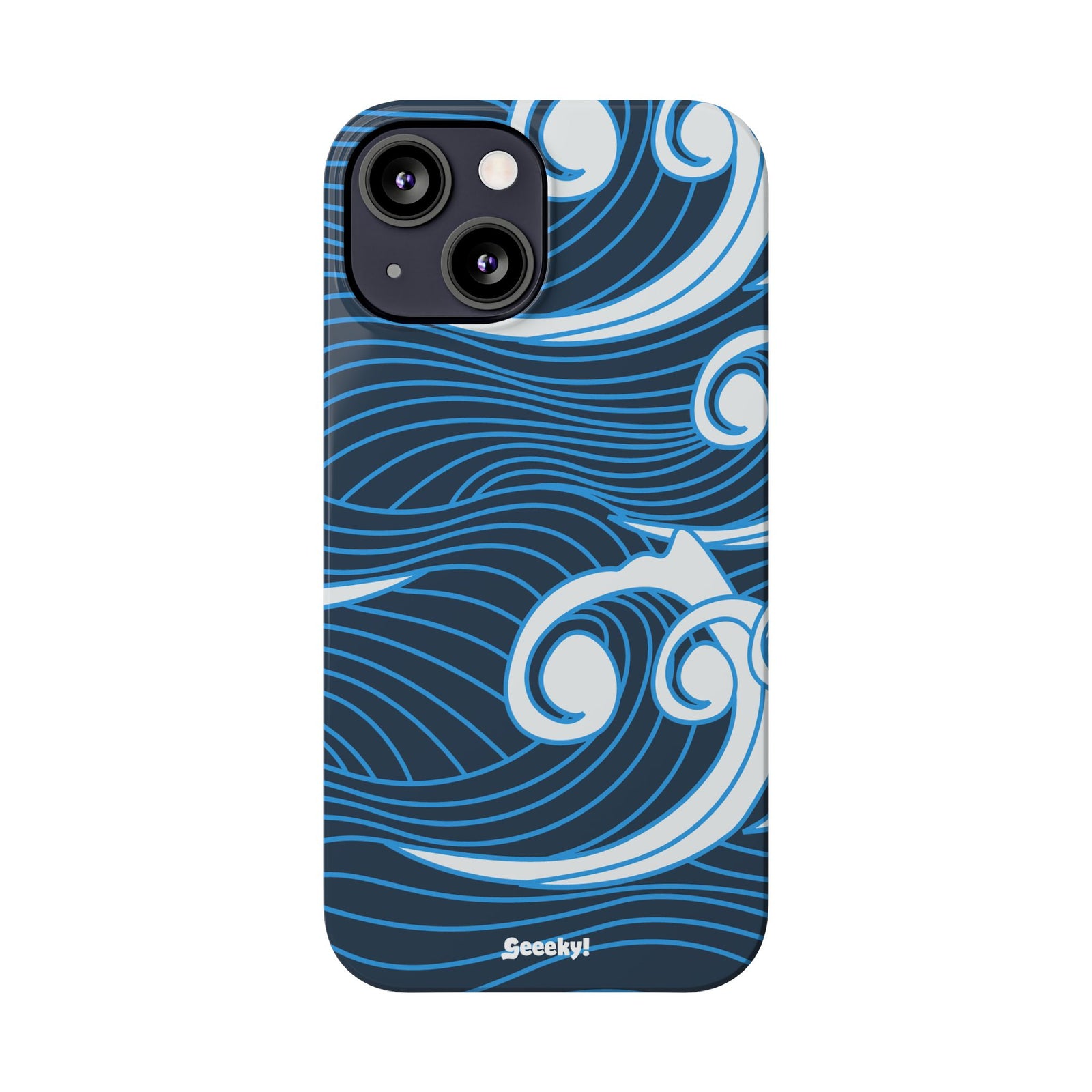 Ocean Waves – Slim Japanese Art Phone Case