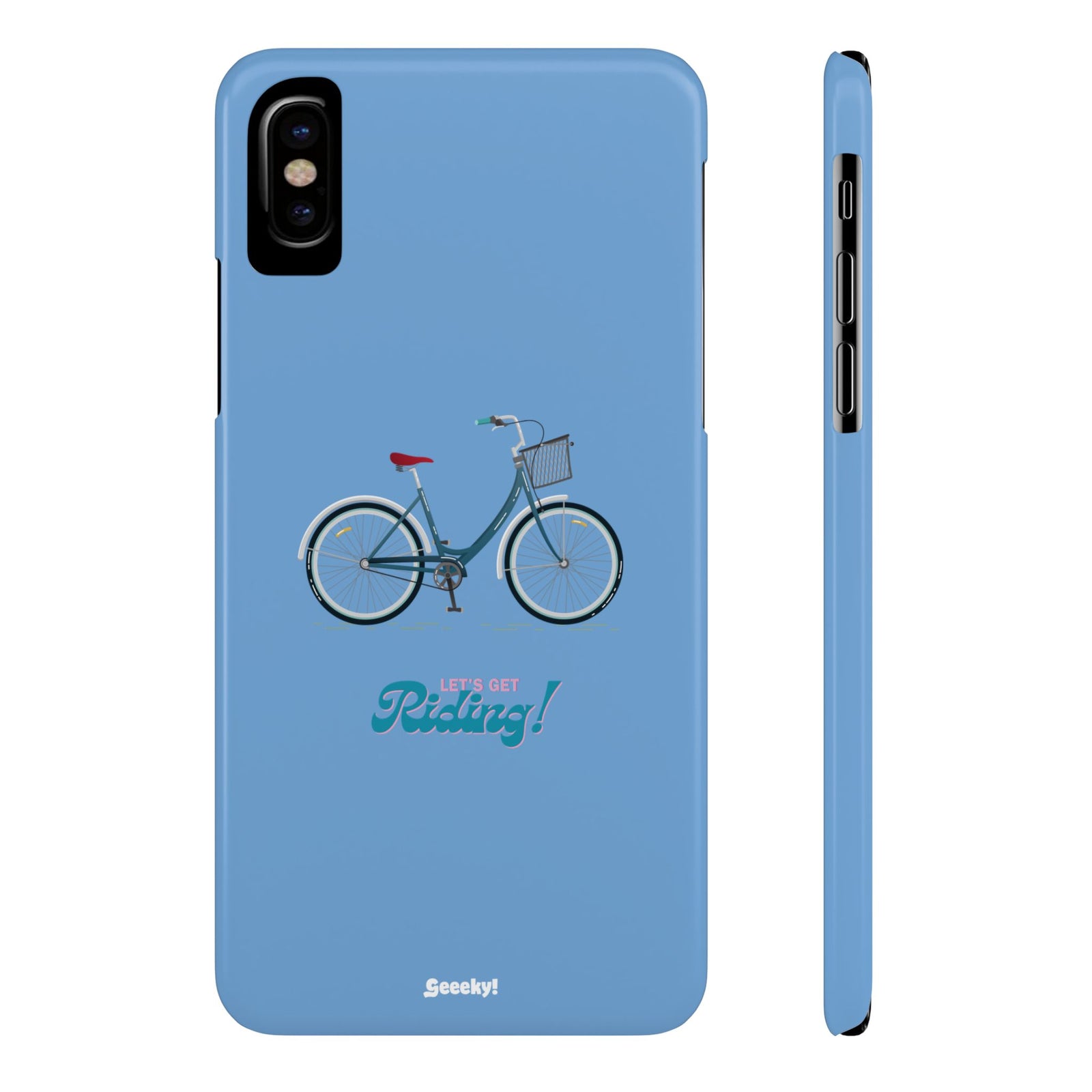 Riding in Blue – Slim iPhone Case