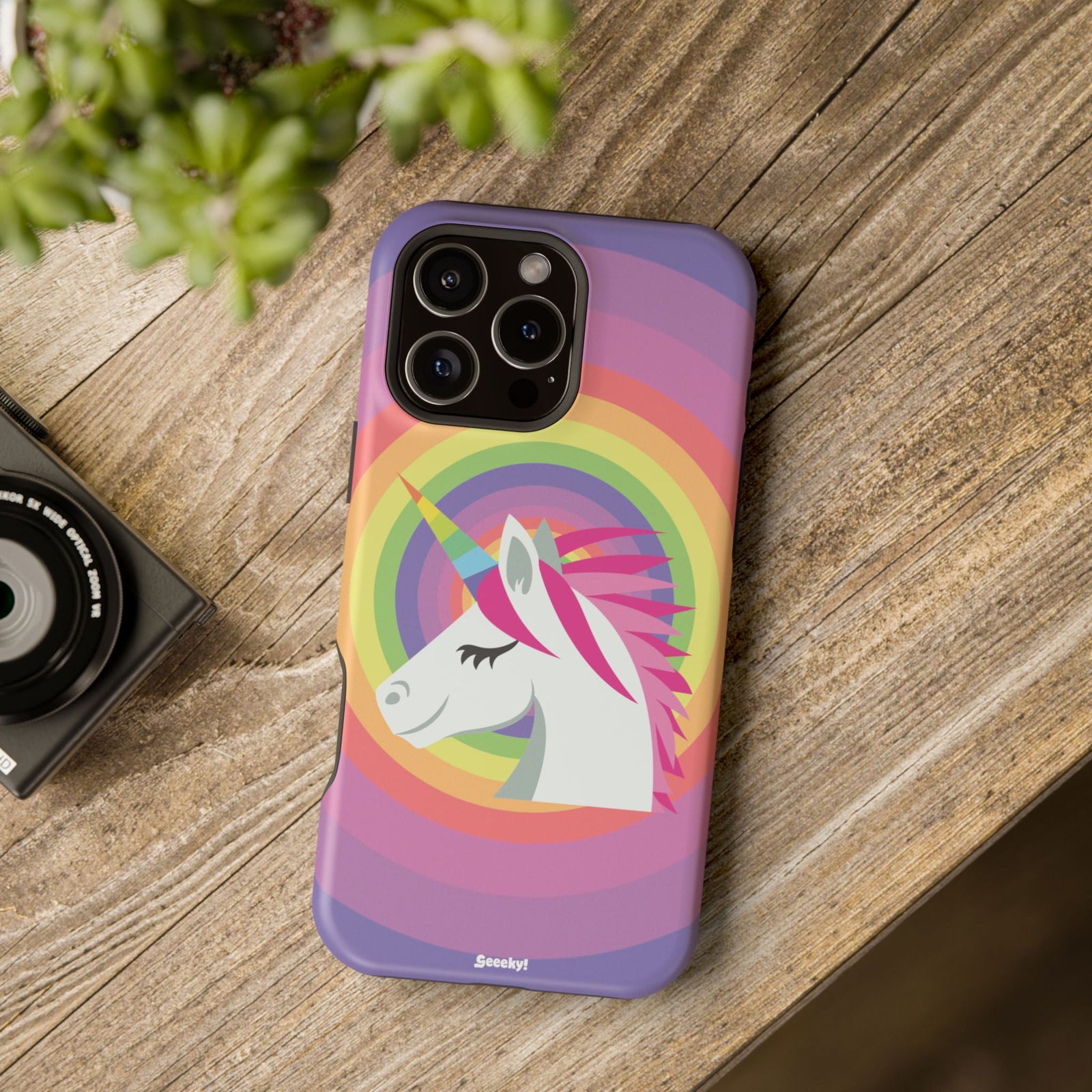 Unicorn’s Rainbow Radiance – Magnetic Tough iPhone Case