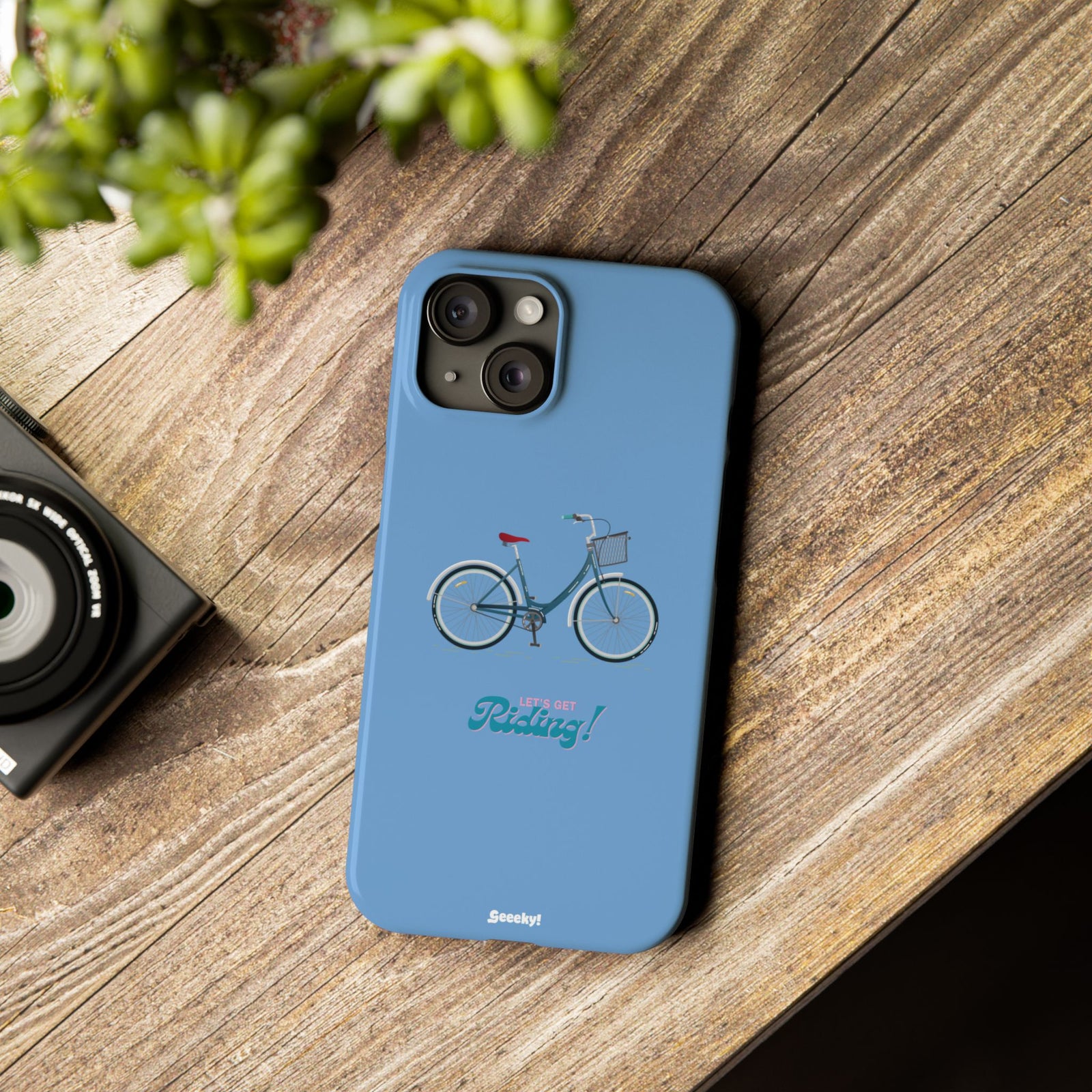 Riding in Blue – Slim iPhone Case