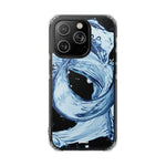 Aqua Surge - Magnetic Clear iPhone Case