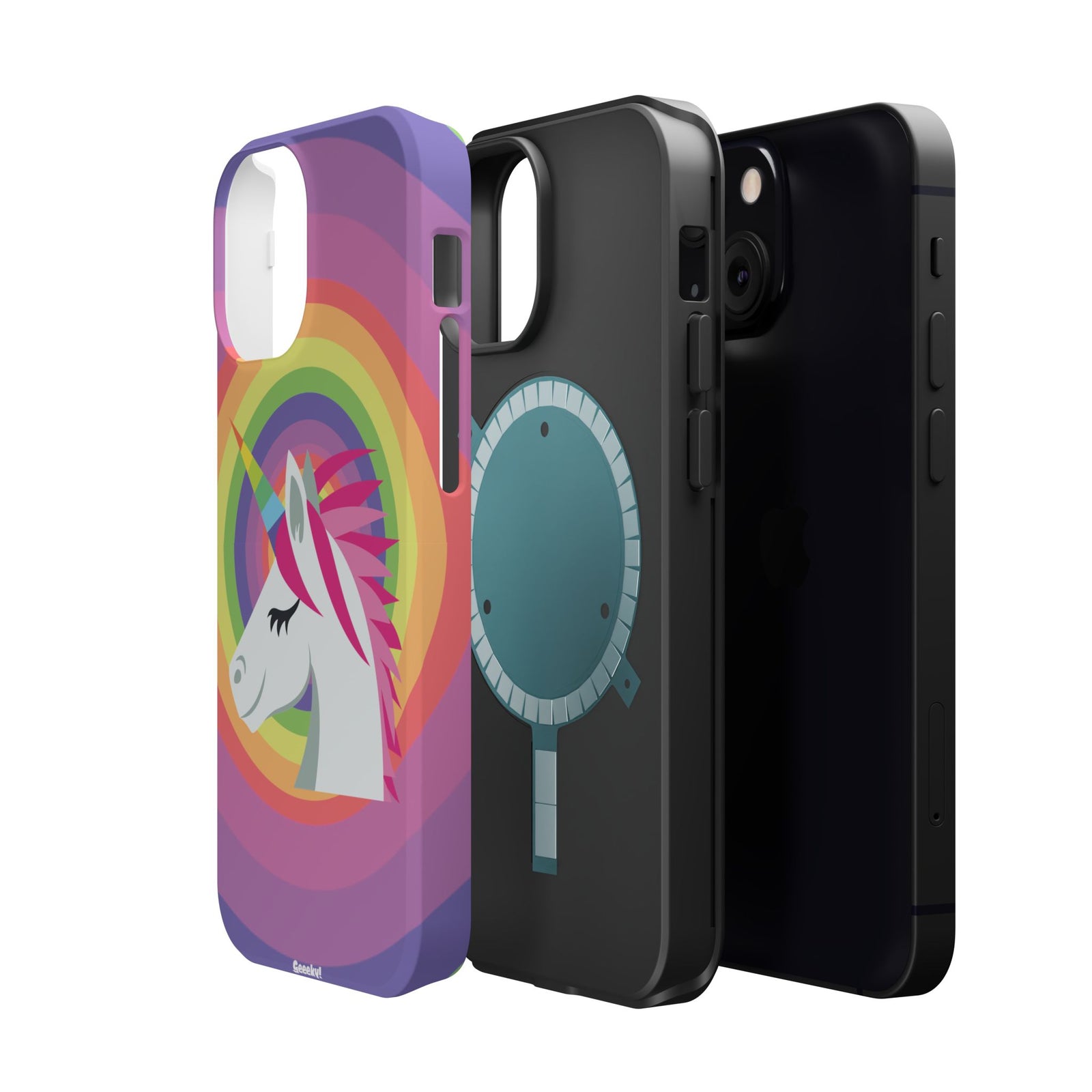 Unicorn’s Rainbow Radiance – Magnetic Tough iPhone Case