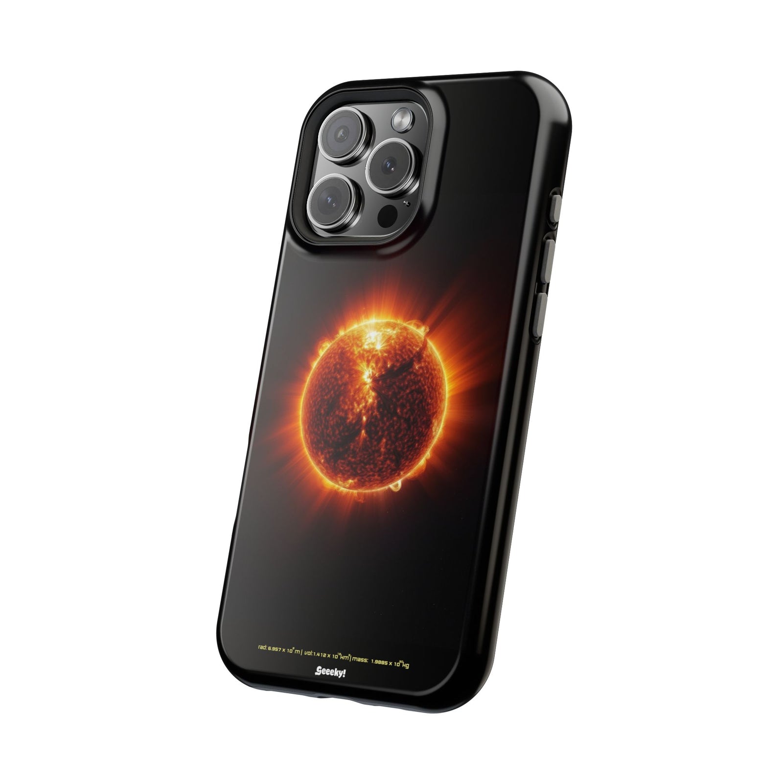 Red Solar Flare – Magnetic Tough iPhone Case