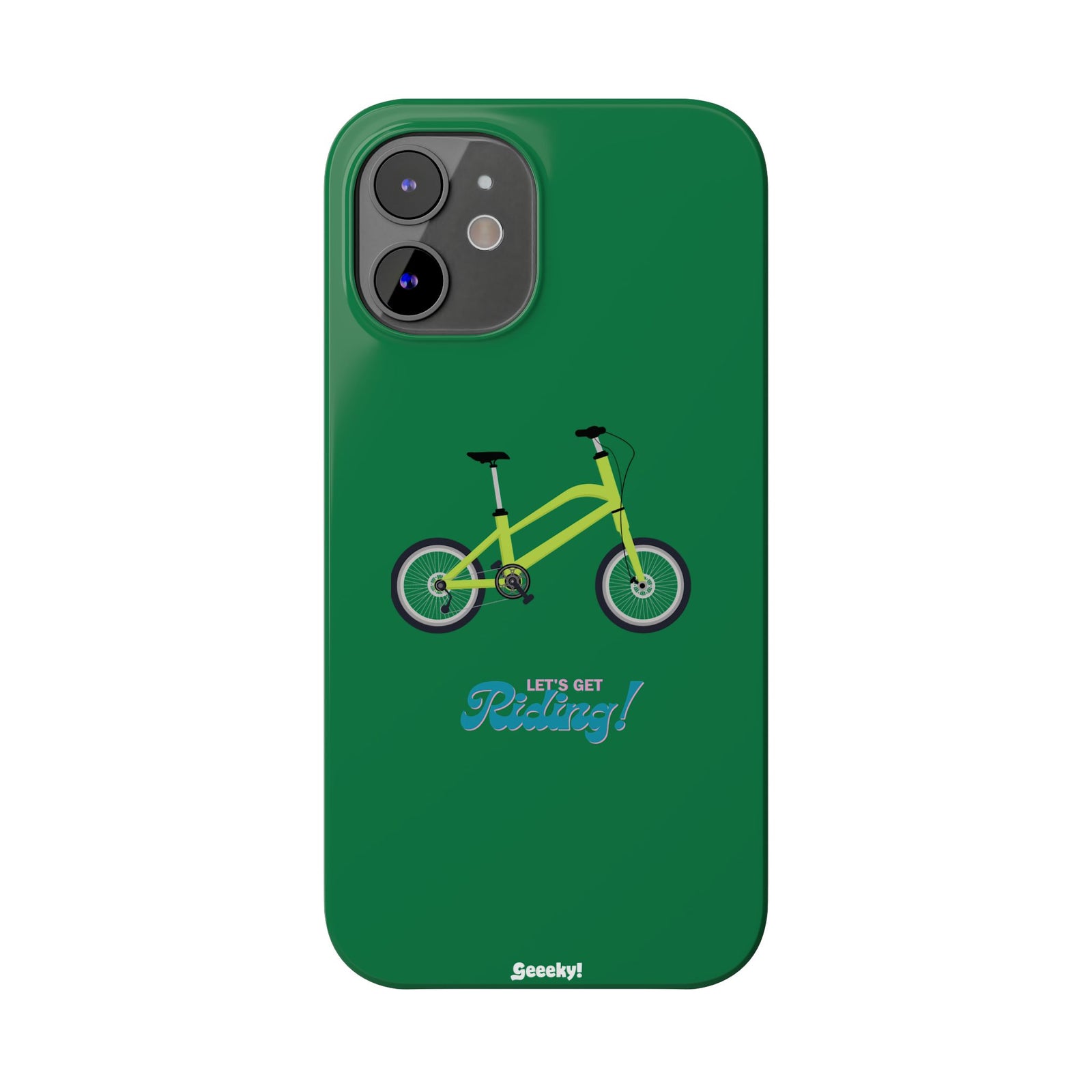 Riding in Racing Green – Slim iPhone Case