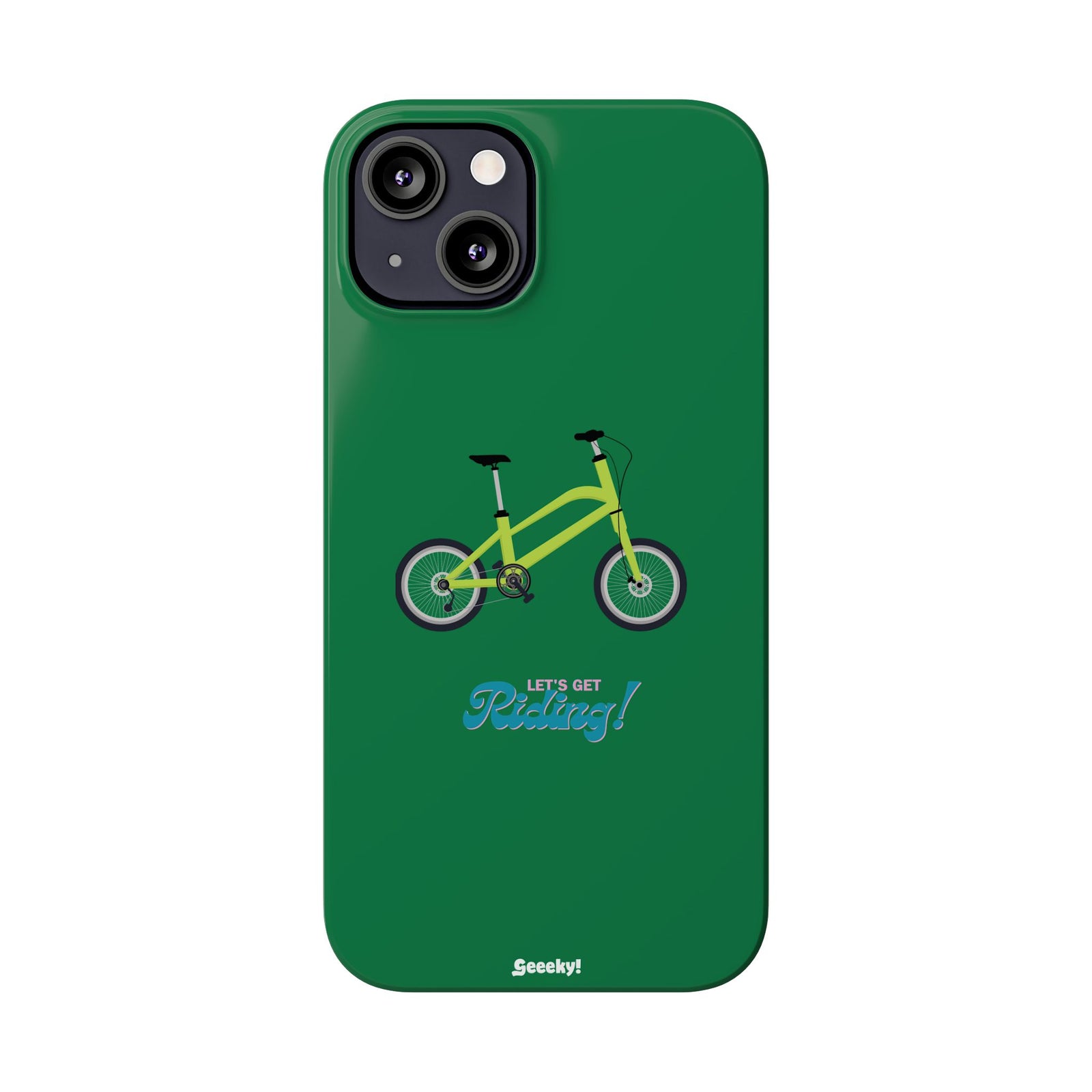 Riding in Racing Green – Slim iPhone Case