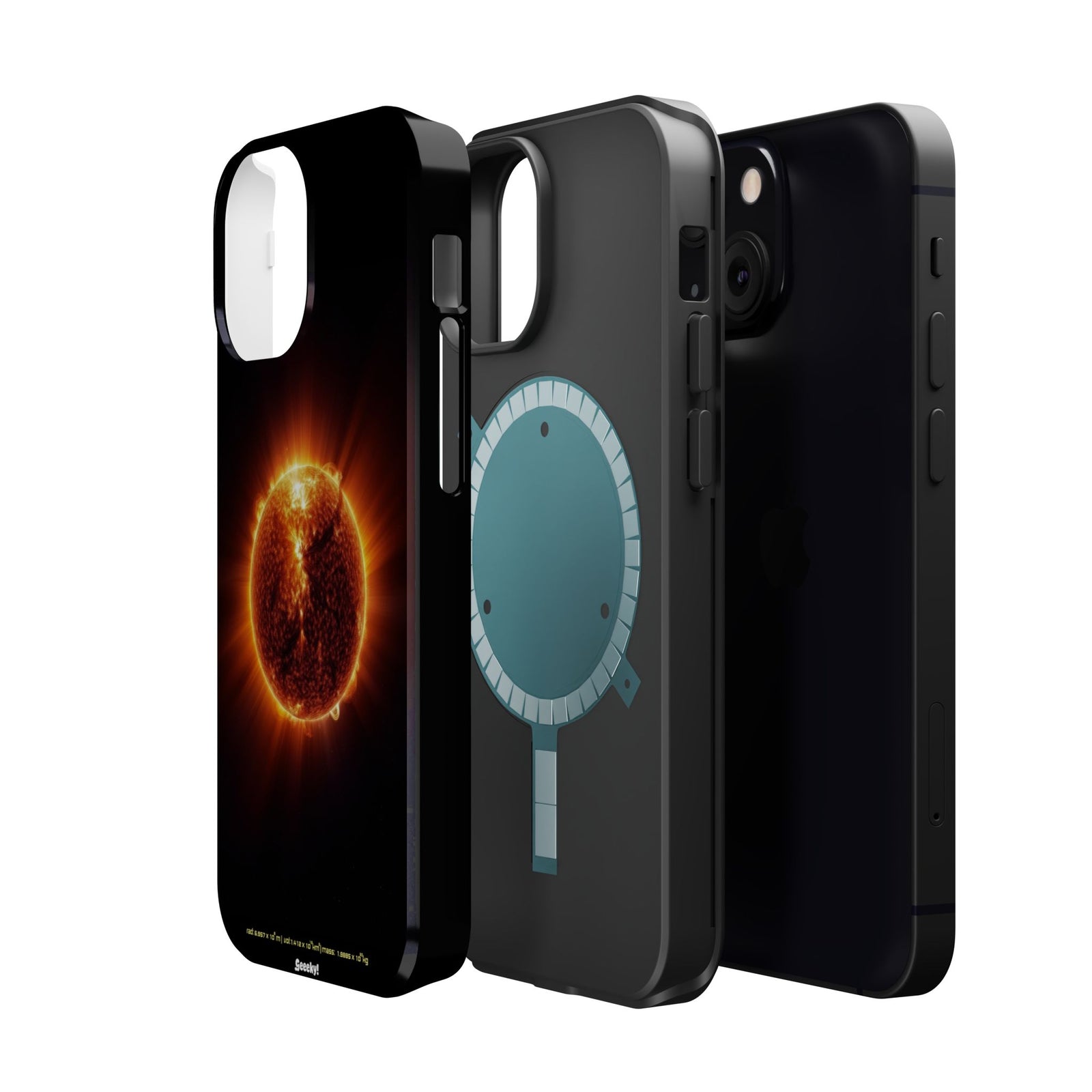 Red Solar Flare – Magnetic Tough iPhone Case