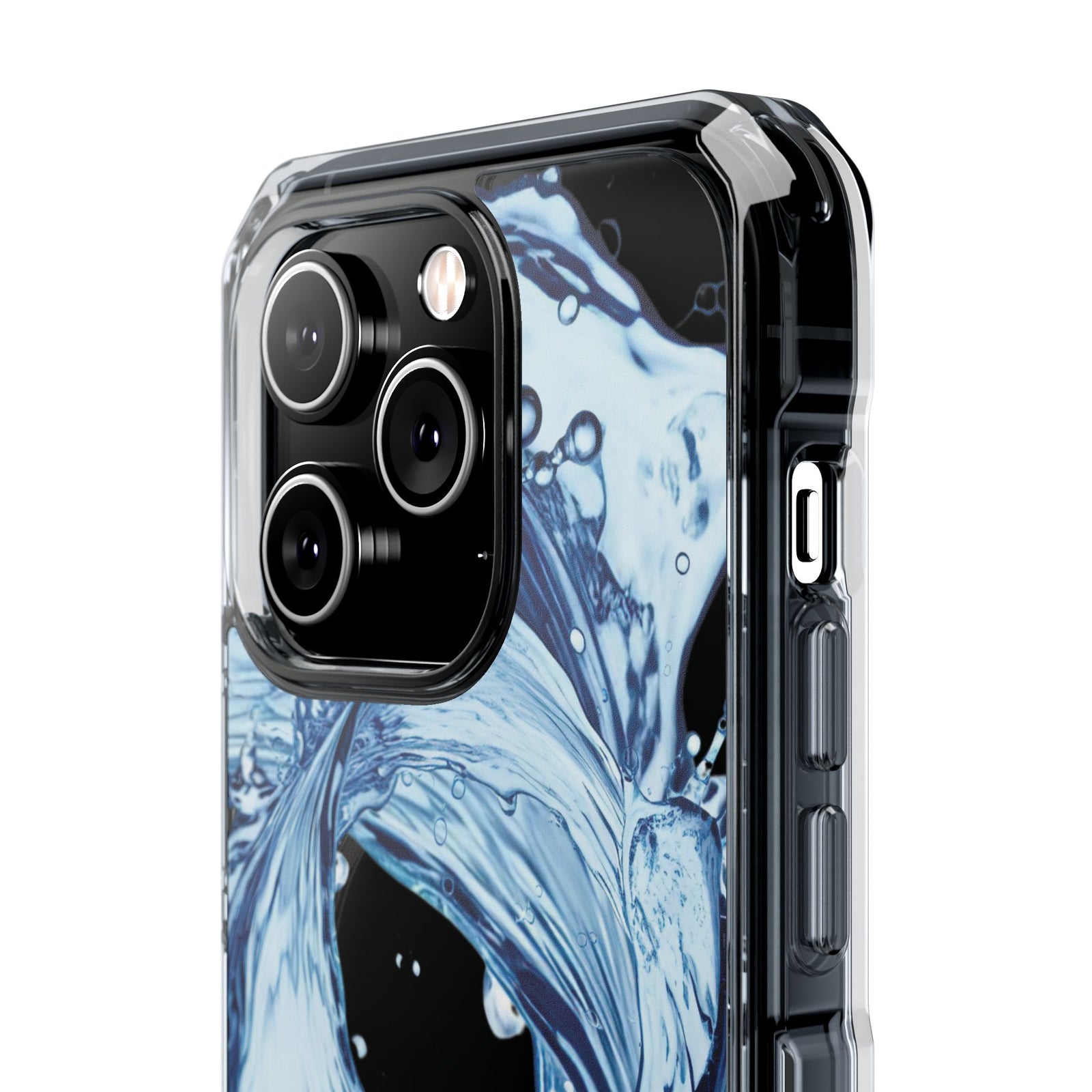 Aqua Surge - Magnetic Clear iPhone Case