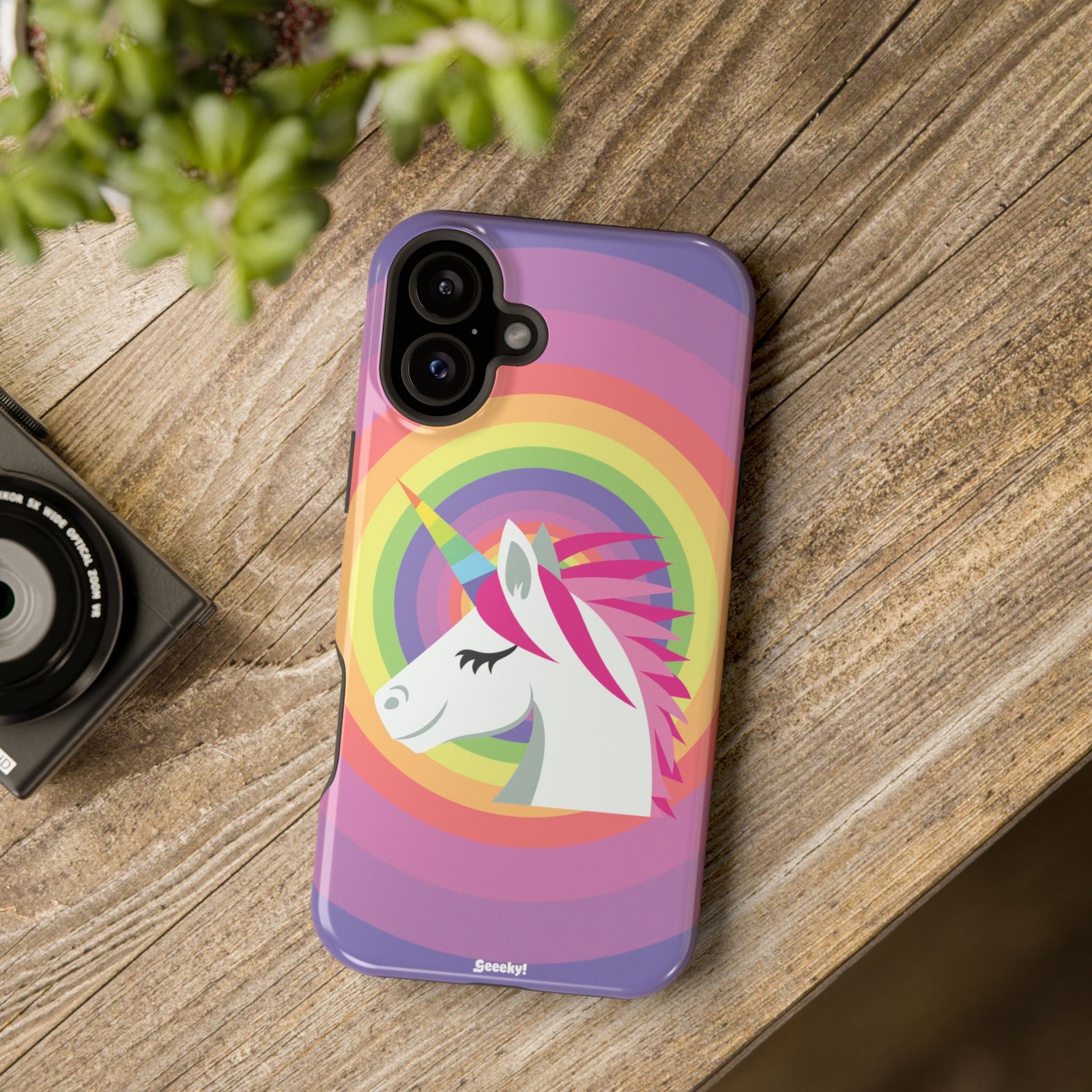 Unicorn’s Rainbow Radiance – Magnetic Tough iPhone Case