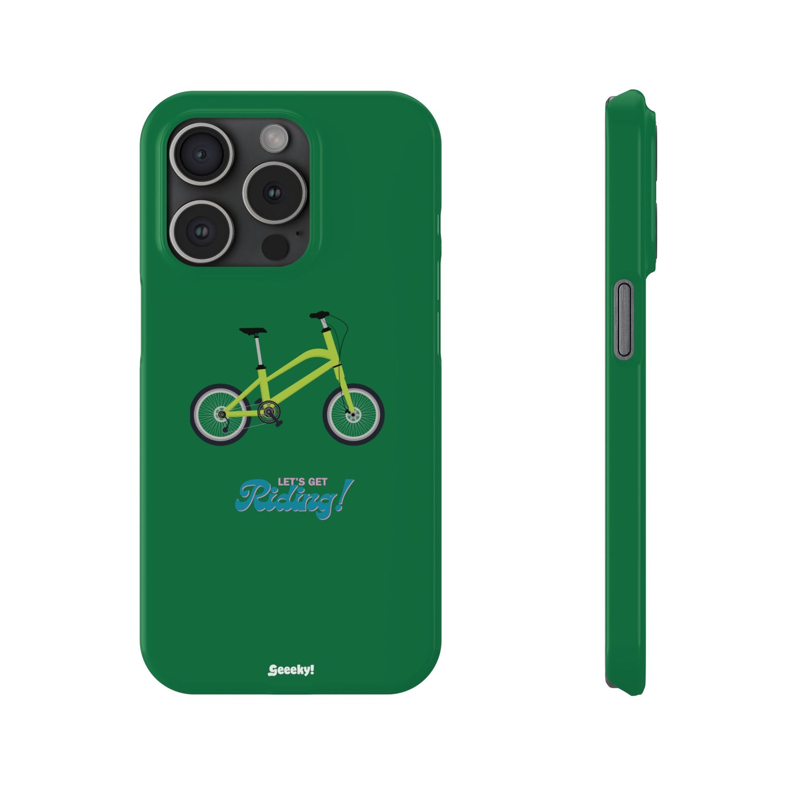 Riding in Racing Green – Slim iPhone Case