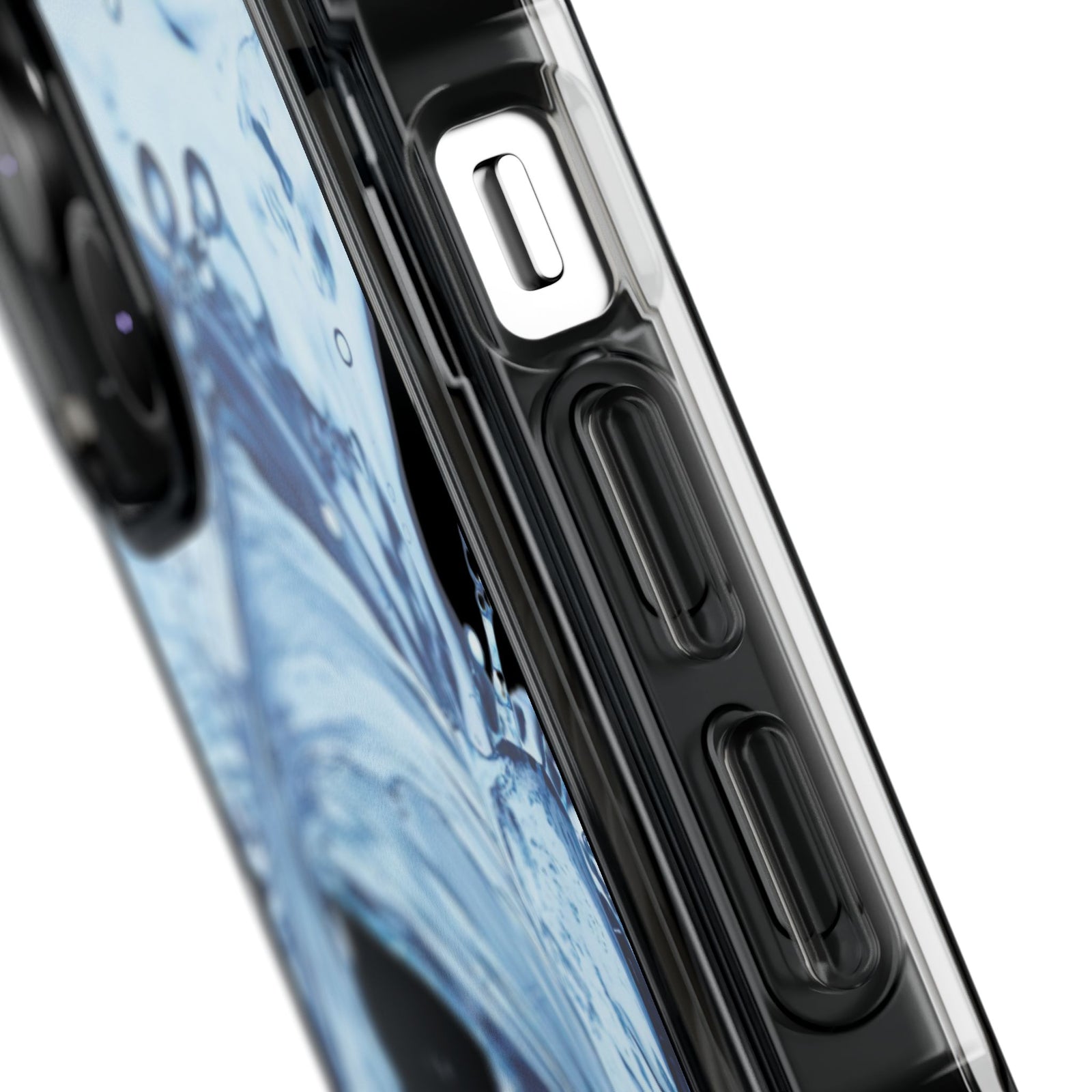 Aqua Surge - Magnetic Clear iPhone Case