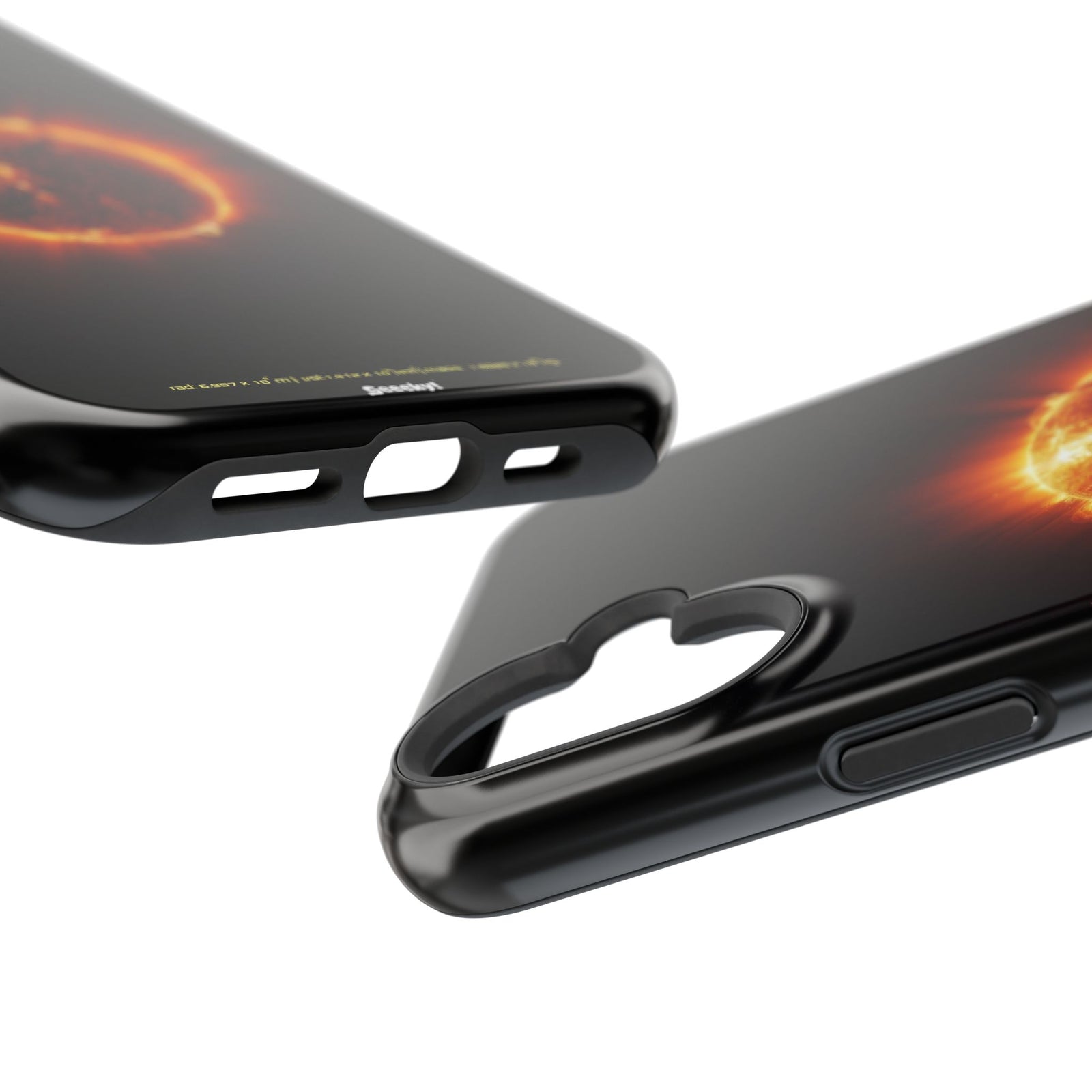 Red Solar Flare – Magnetic Tough iPhone Case