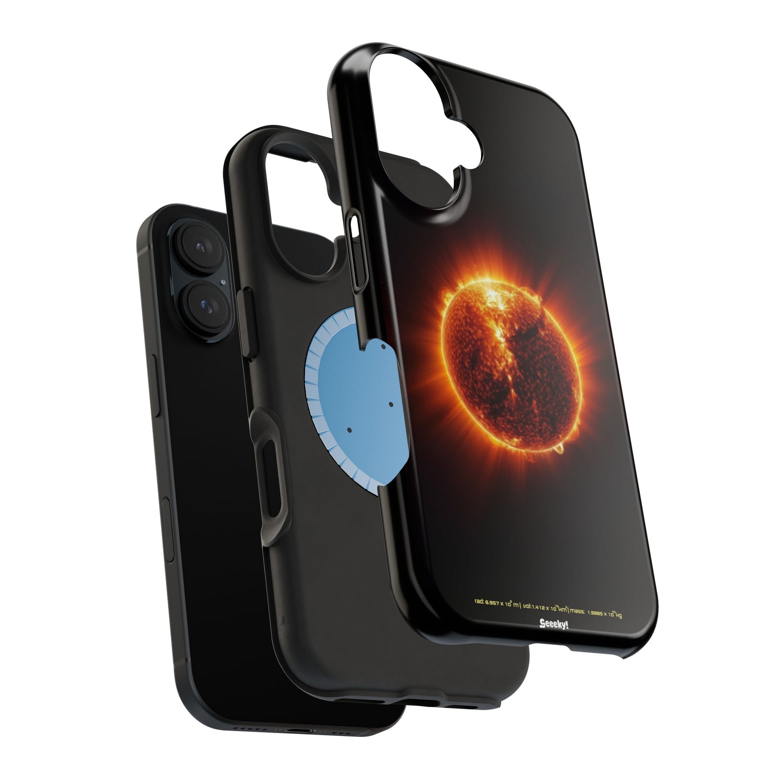 Red Solar Flare – Magnetic Tough iPhone Case