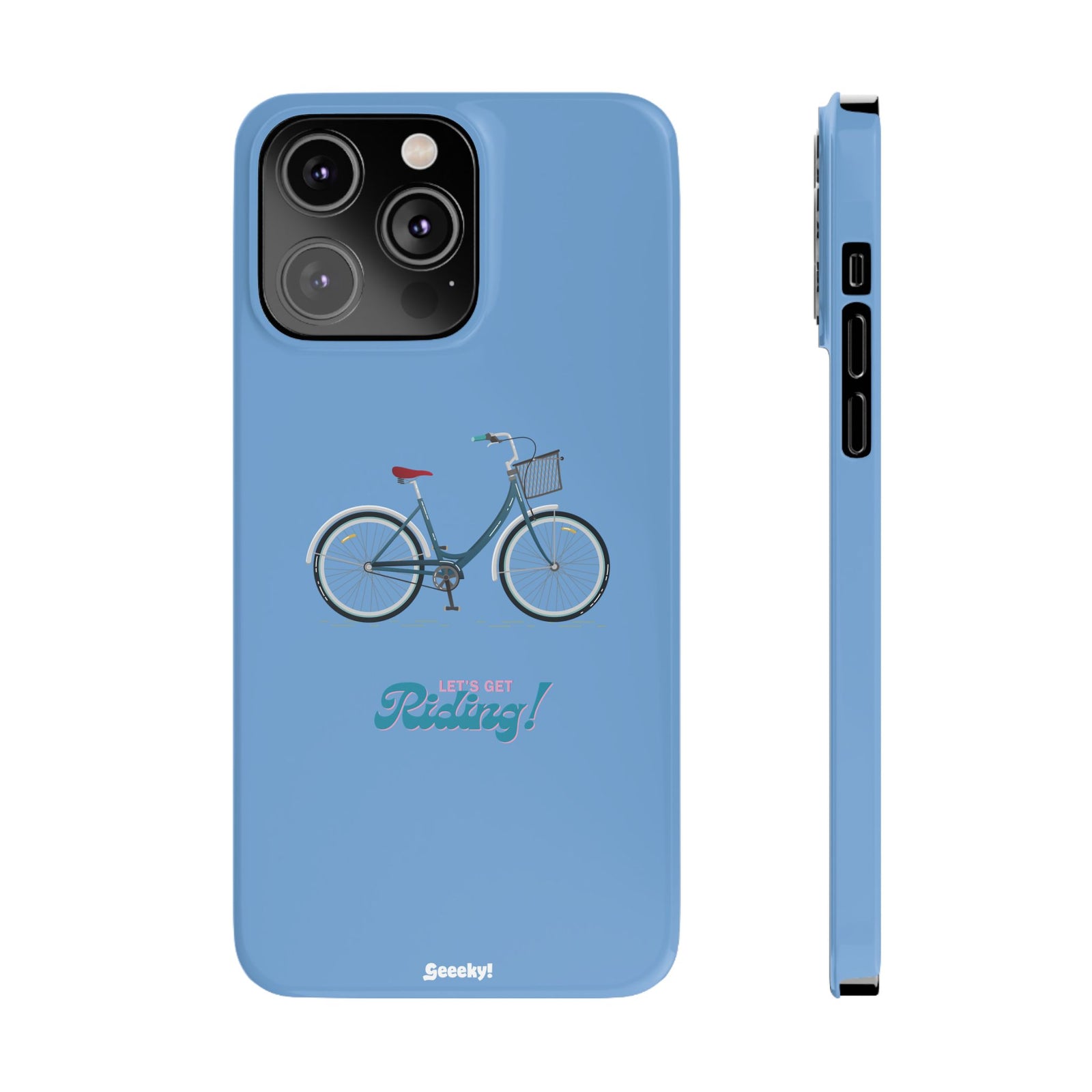 Riding in Blue – Slim iPhone Case