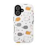 Chubby Cat Cuddle – Magnetic Tough iPhone Case