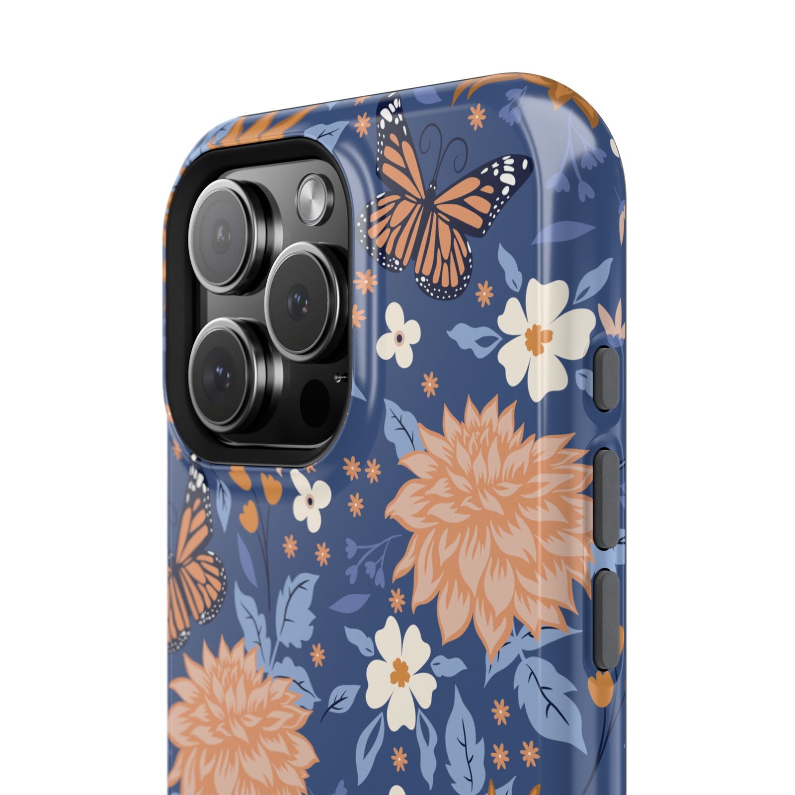 Floral Bliss – Magnetic Tough iPhone Case