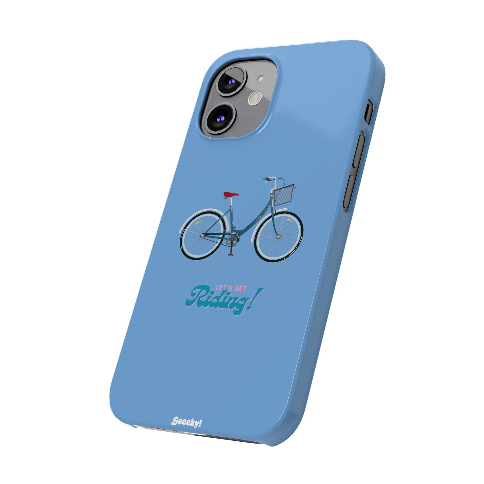 Riding in Blue – Slim iPhone Case