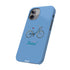 Riding in Blue – Slim iPhone Case