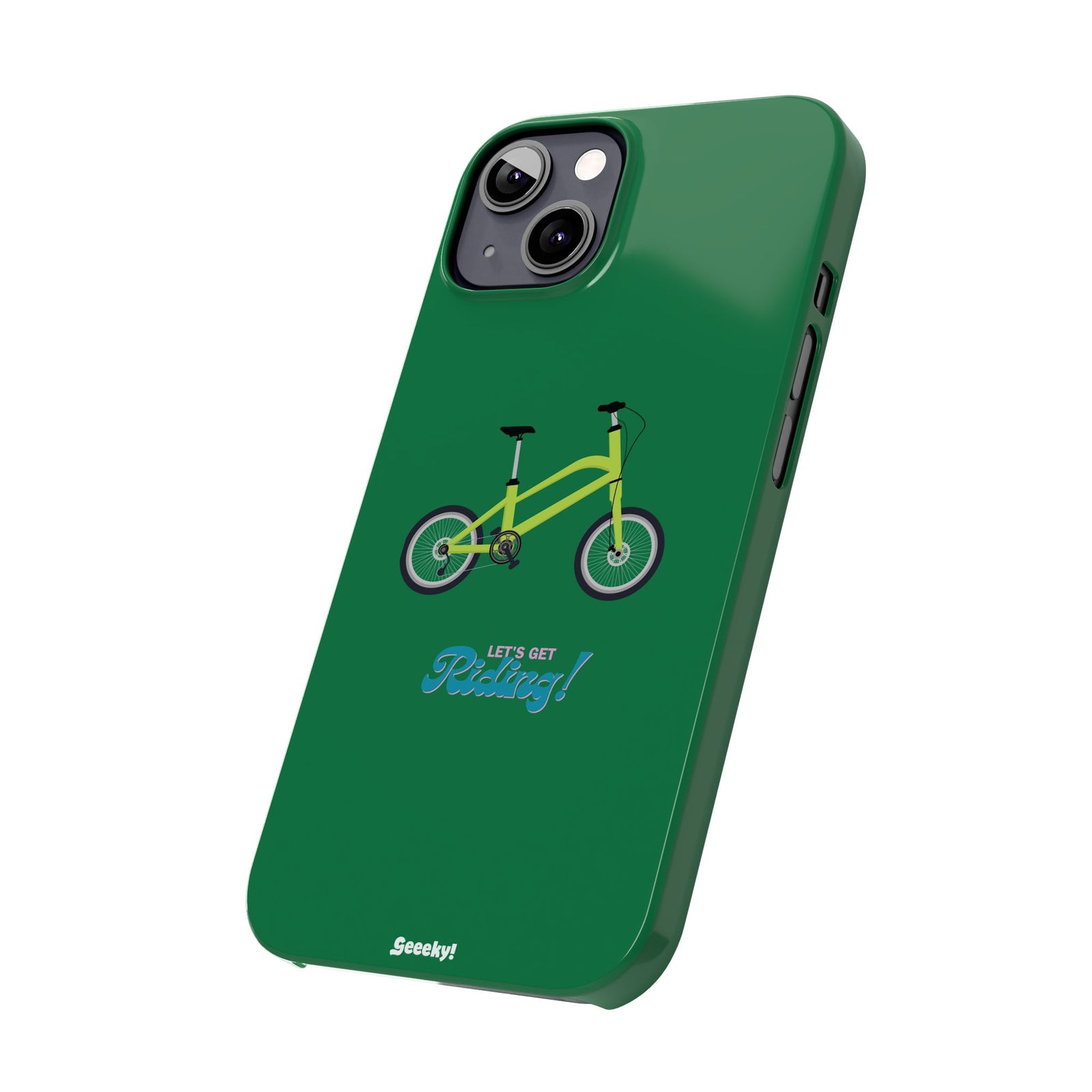 Riding in Racing Green – Slim iPhone Case