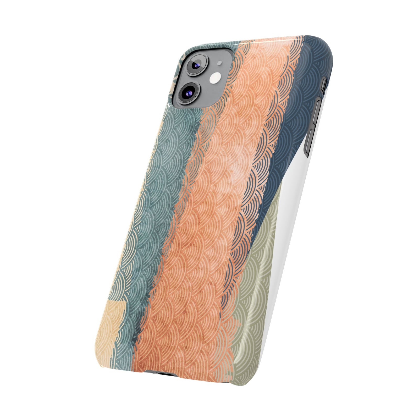 Seigaiha Abstract – Slim iPhone Case